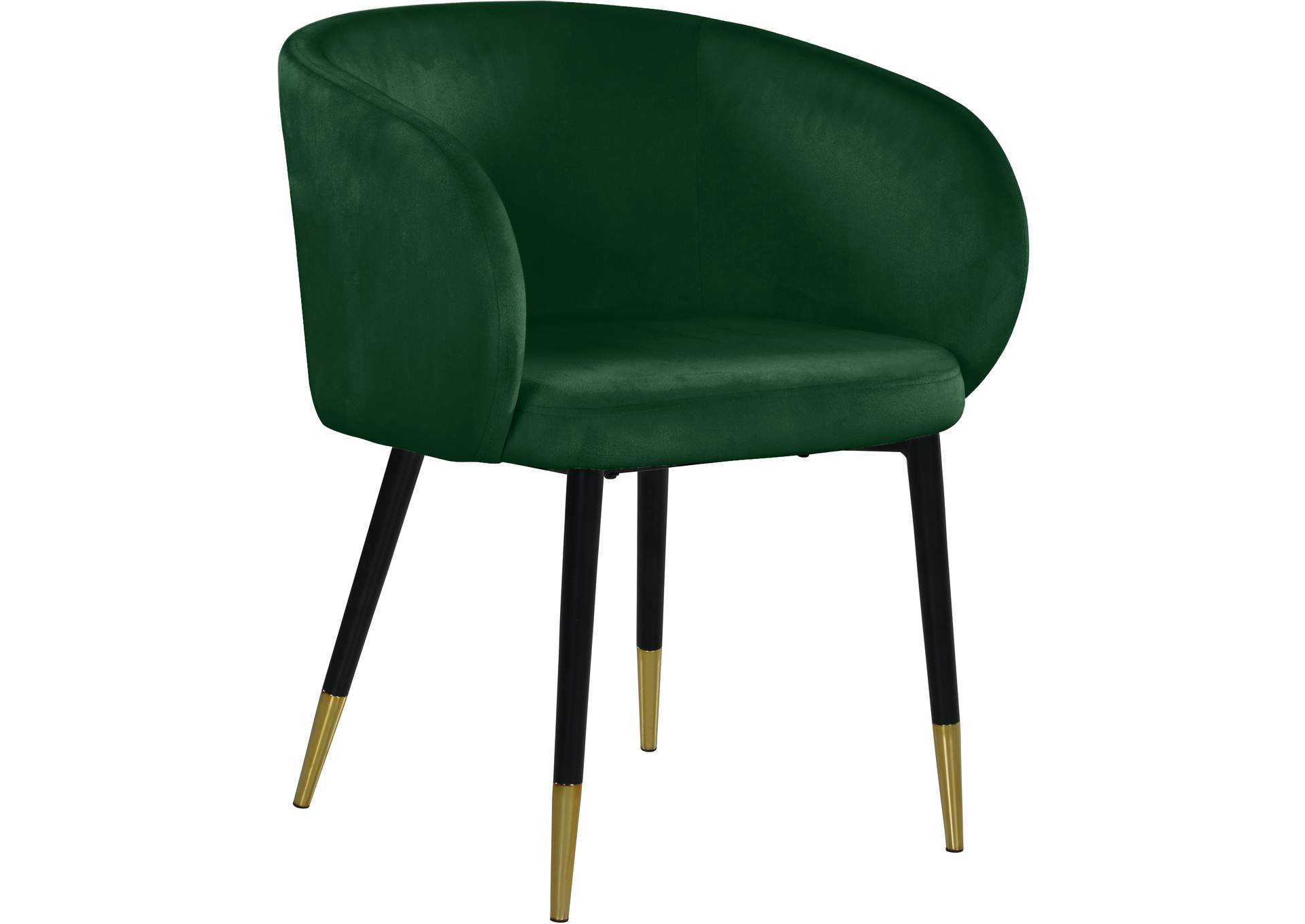 Louise Green Velvet Dining Chair,Meridian Furniture