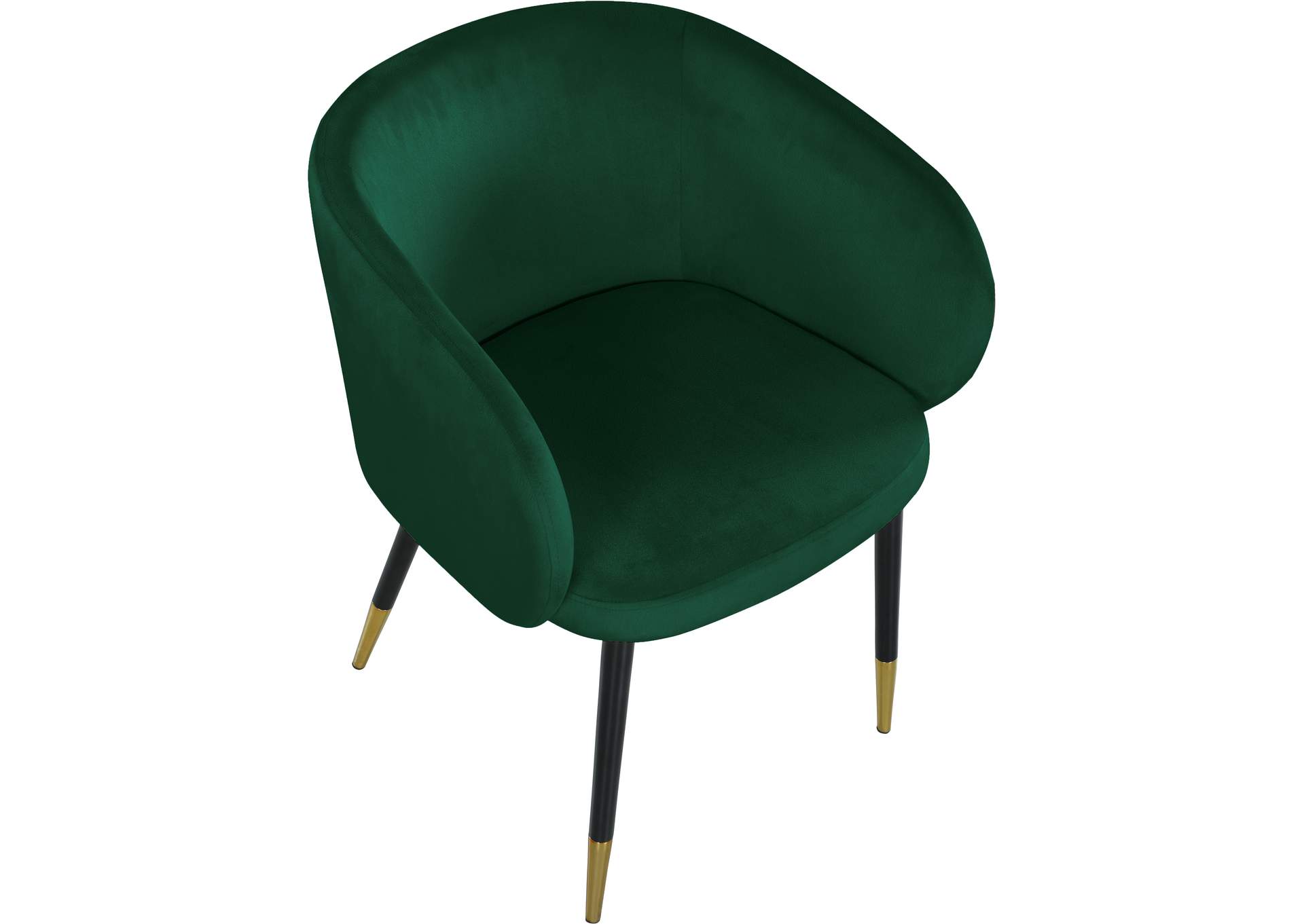 Louise Green Velvet Dining Chair,Meridian Furniture