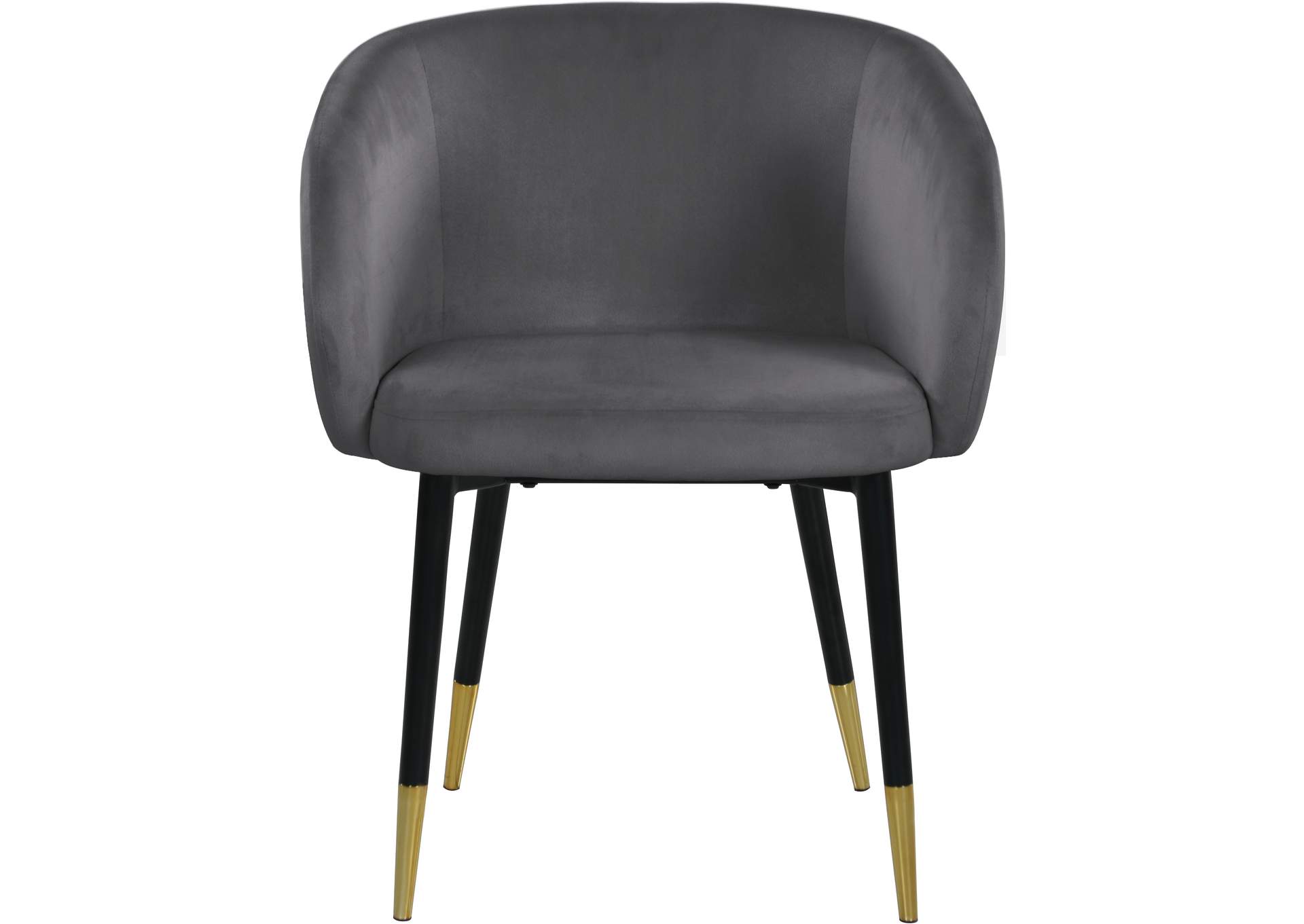 Louise Grey Velvet Dining Chair,Meridian Furniture