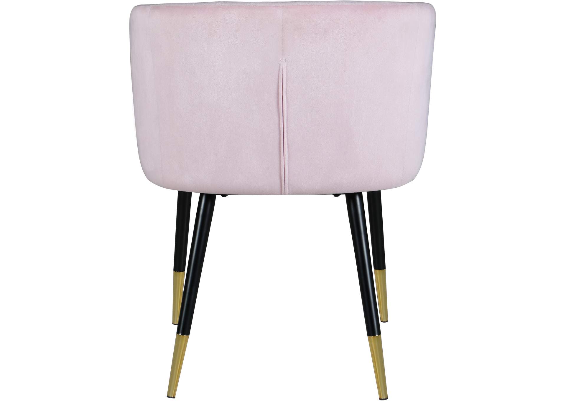 Louise Pink Velvet Dining Chair,Meridian Furniture