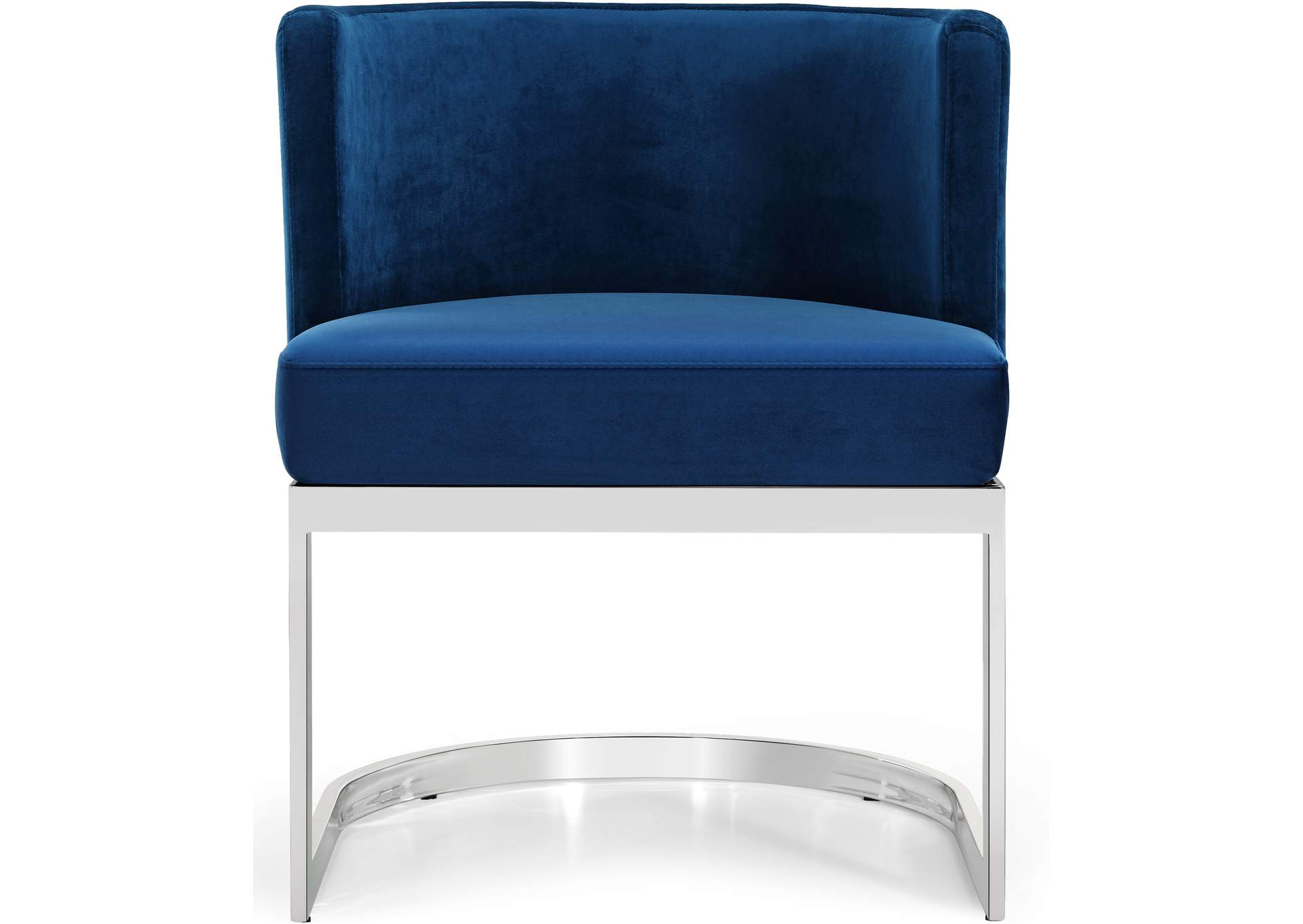 Gianna Navy Velvet Dining Chair,Meridian Furniture