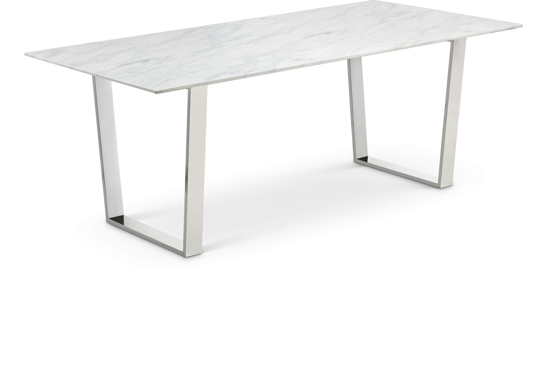 Carlton Chrome Dining Table,Meridian Furniture