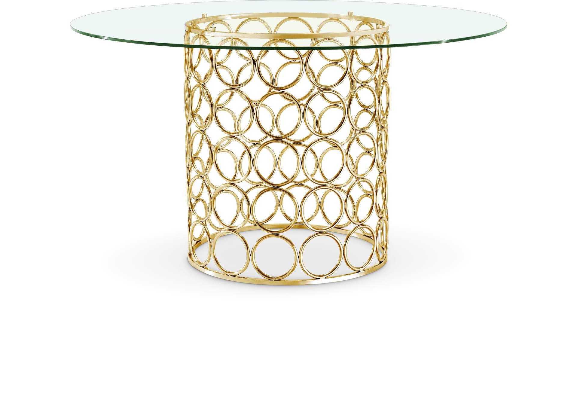 Opal Gold Dining Table,Meridian Furniture