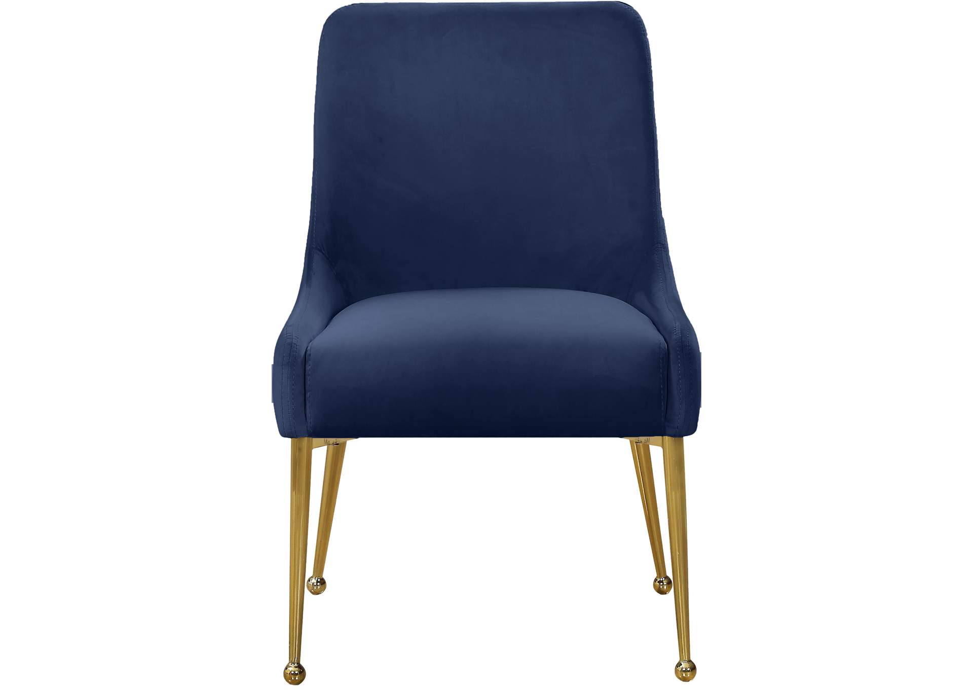 Owen Navy Velvet Dining Chair Set of 2,Meridian Furniture