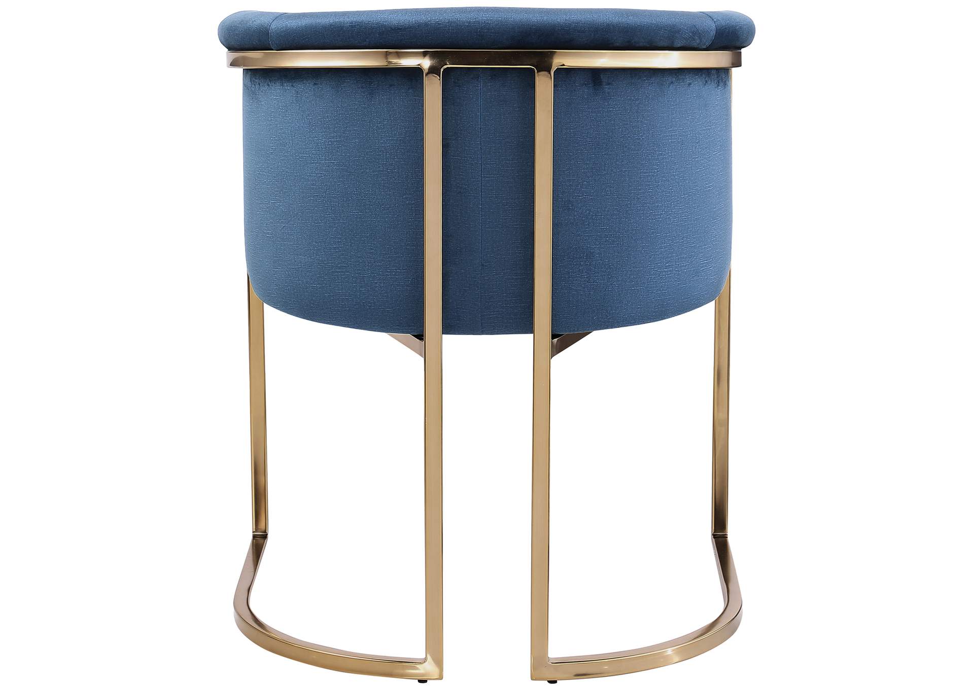 Tierra Navy Velvet Dining Chair,Meridian Furniture