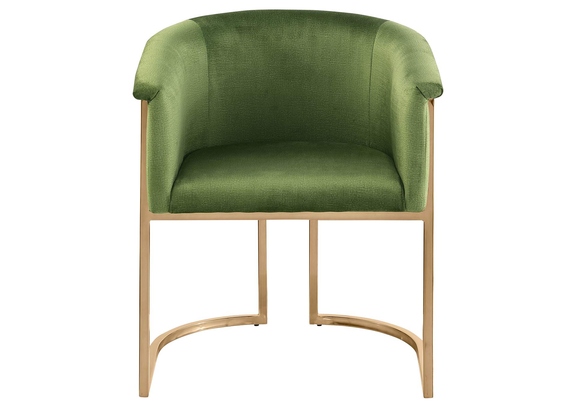 Tierra Olive Velvet Dining Chair,Meridian Furniture