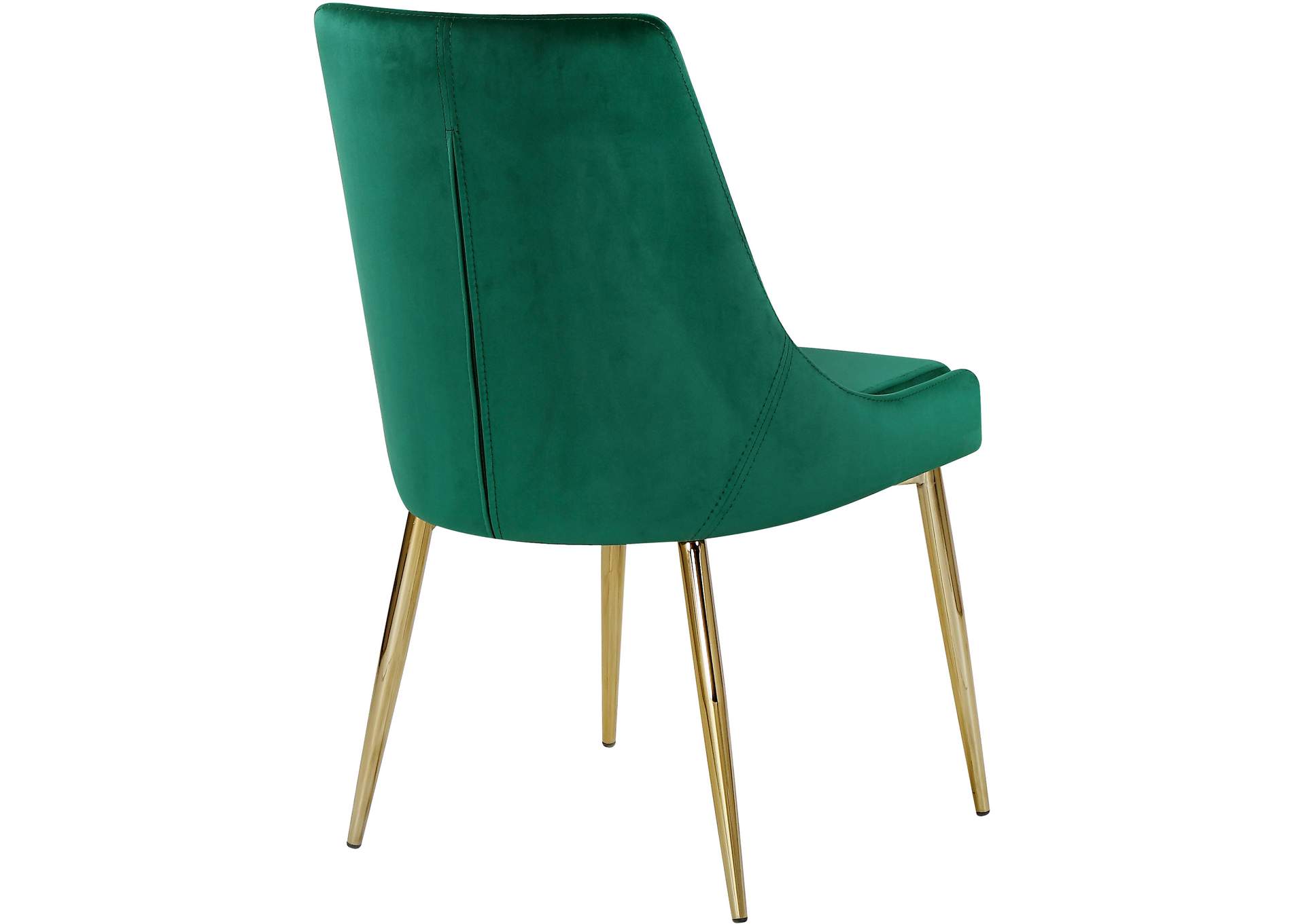 Karina Green Velvet Dining Chair Set of 2,Meridian Furniture