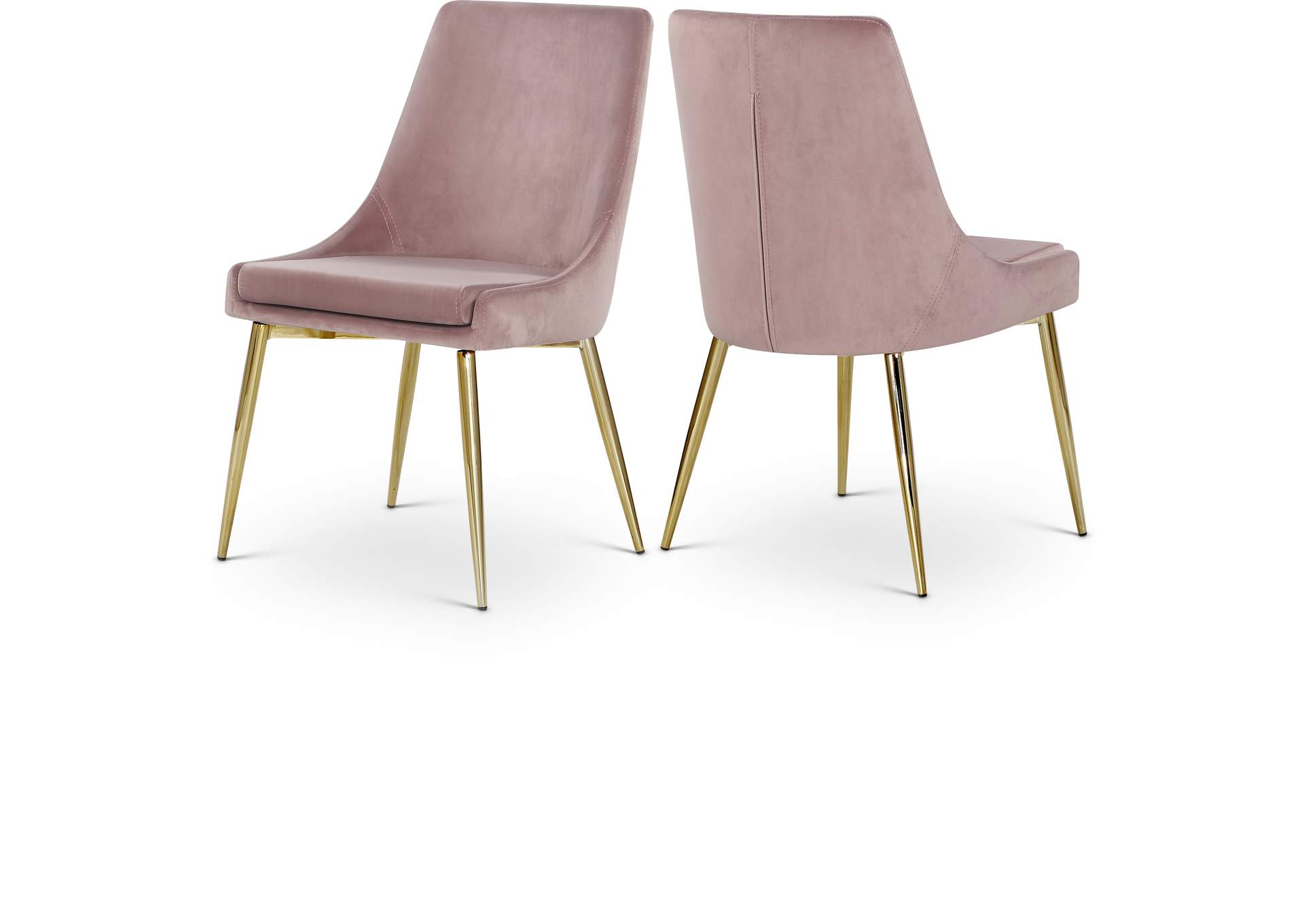 Karina velvet deals dining chairs