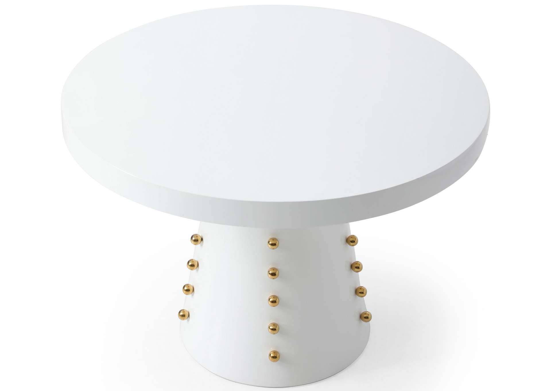 Scarpa White Dining Table,Meridian Furniture