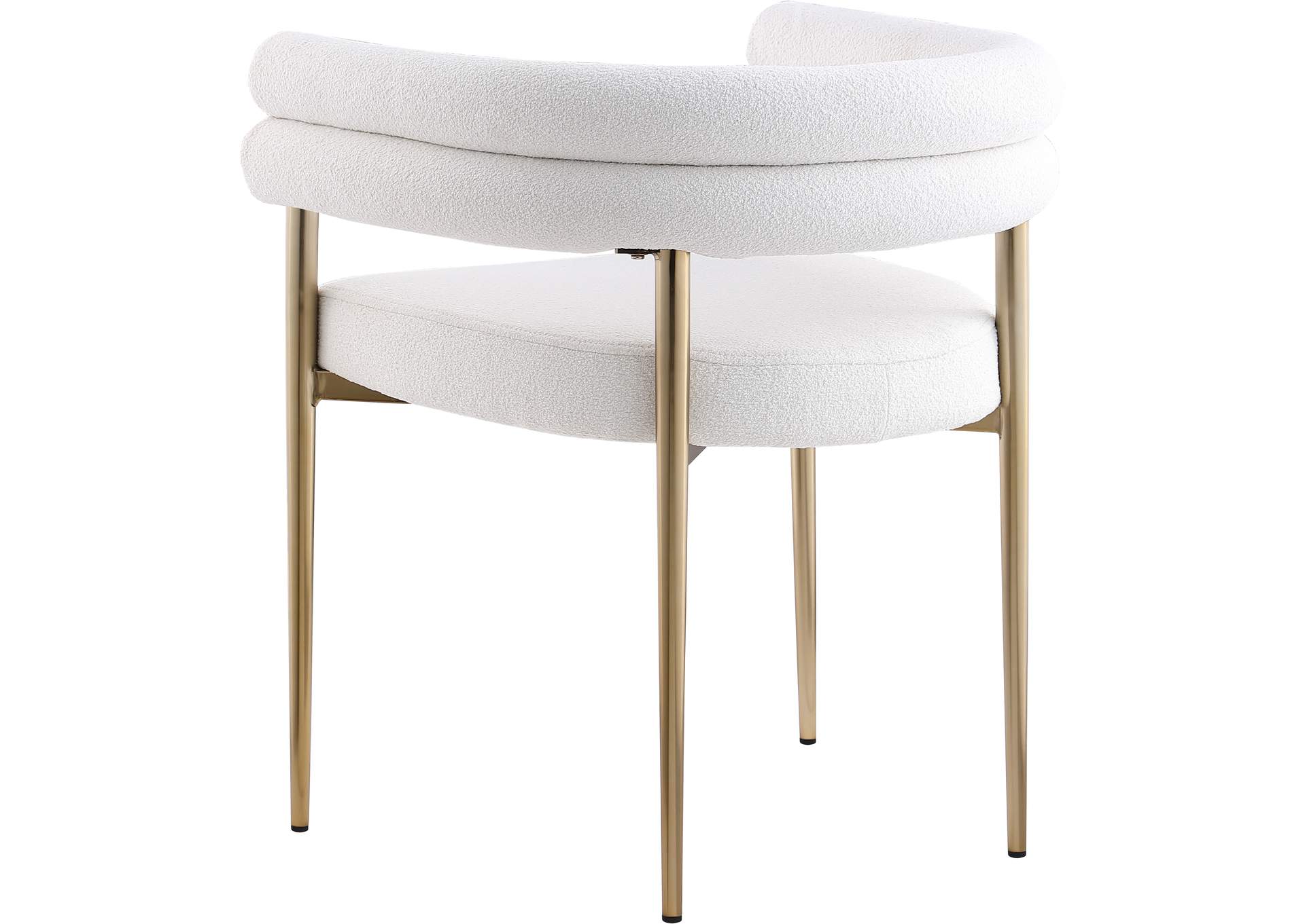 Brielle Cream Fabric Dining Chair Set of 2,Meridian Furniture