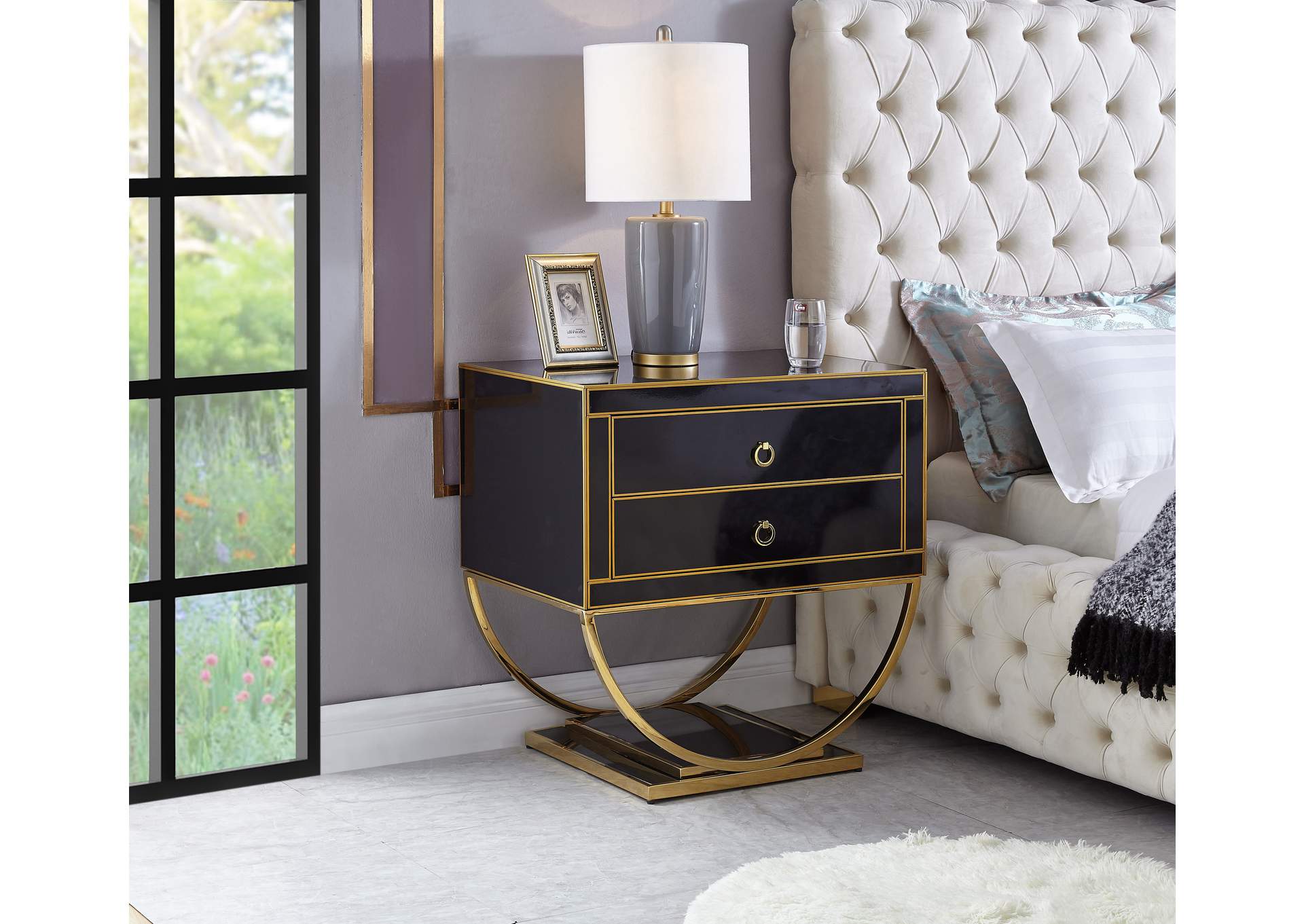 Alyssa Side Table,Meridian Furniture