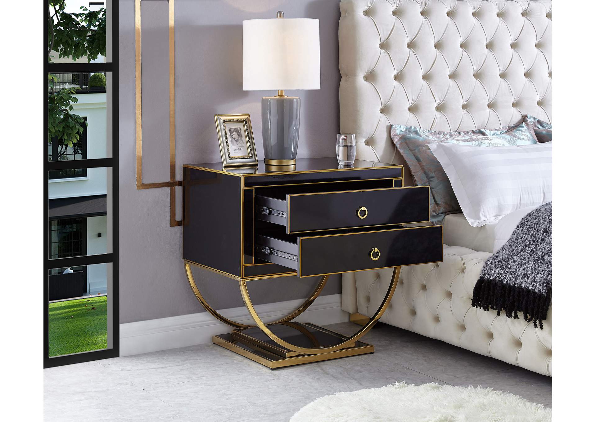 Alyssa Side Table,Meridian Furniture