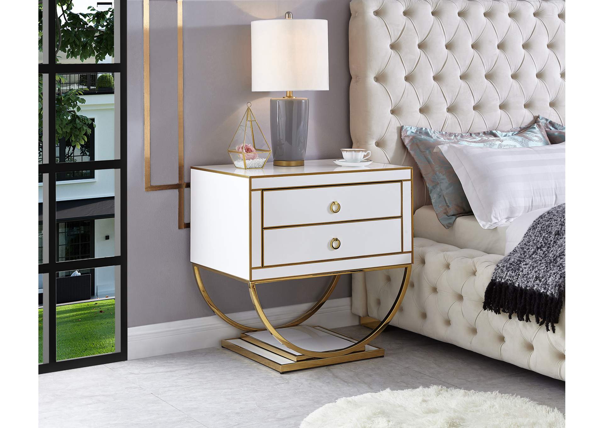 Alyssa Side Table,Meridian Furniture