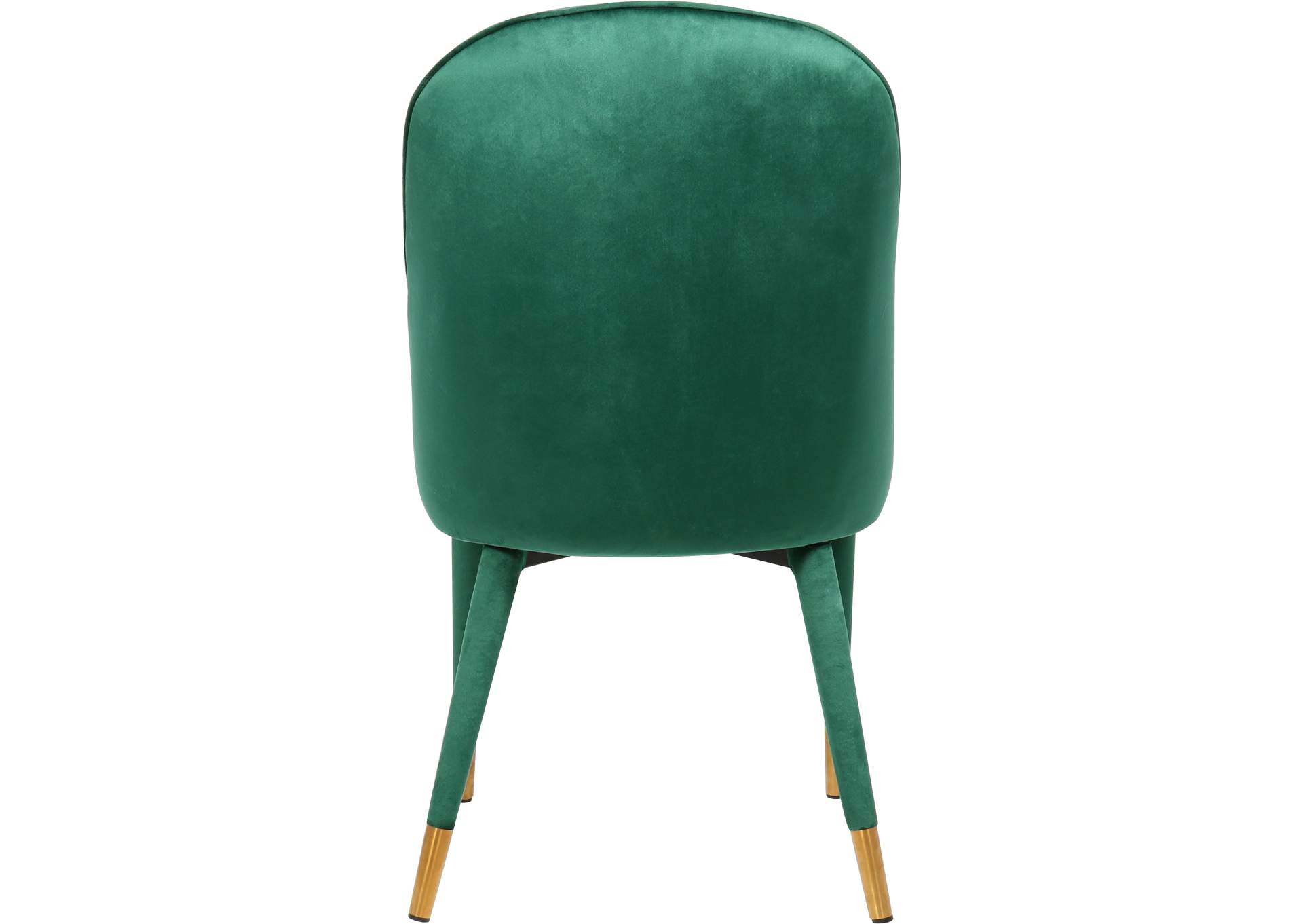 Belle Green Velvet Dining Chair Set of 2,Meridian Furniture