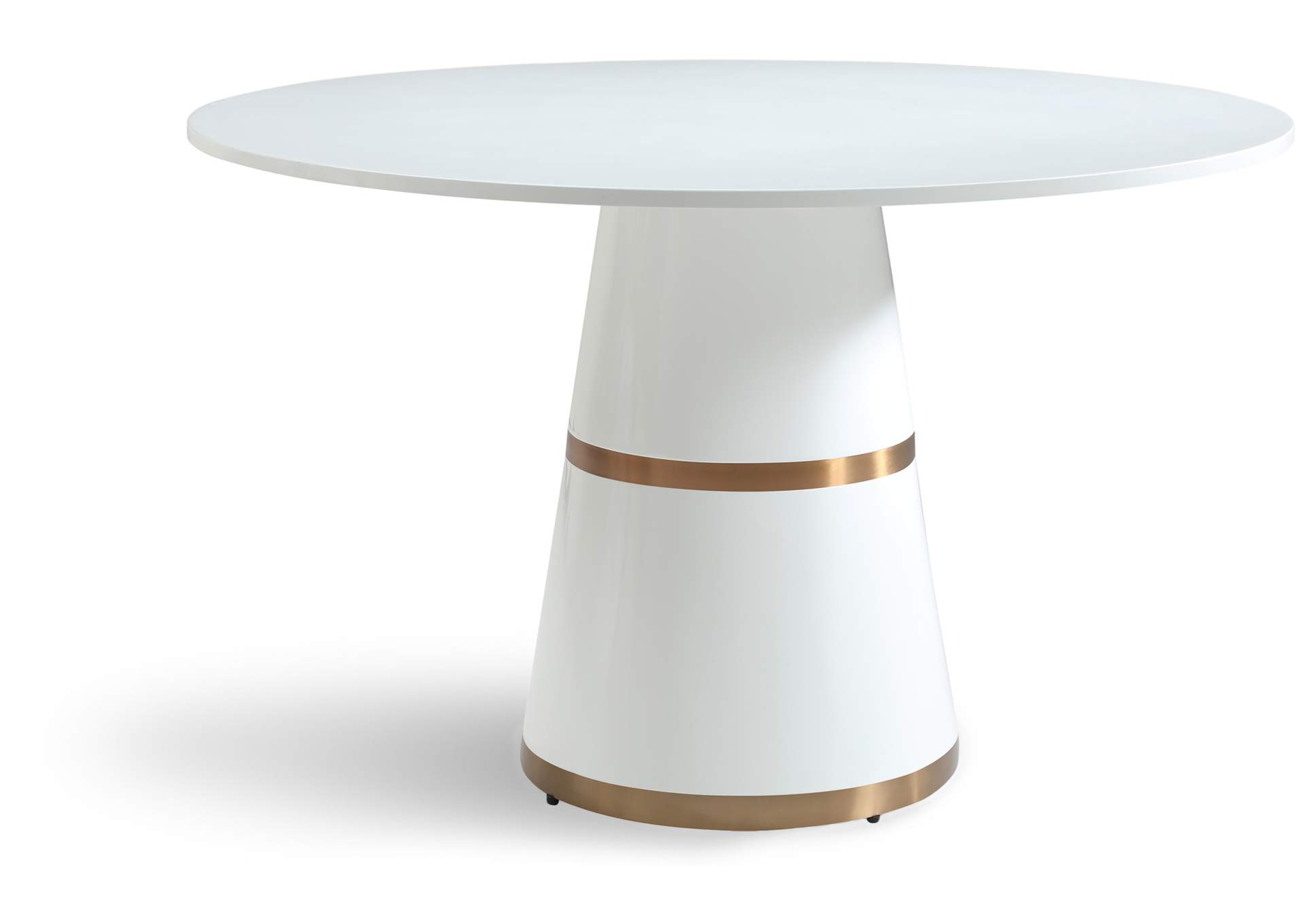 Hans White Dining Table,Meridian Furniture