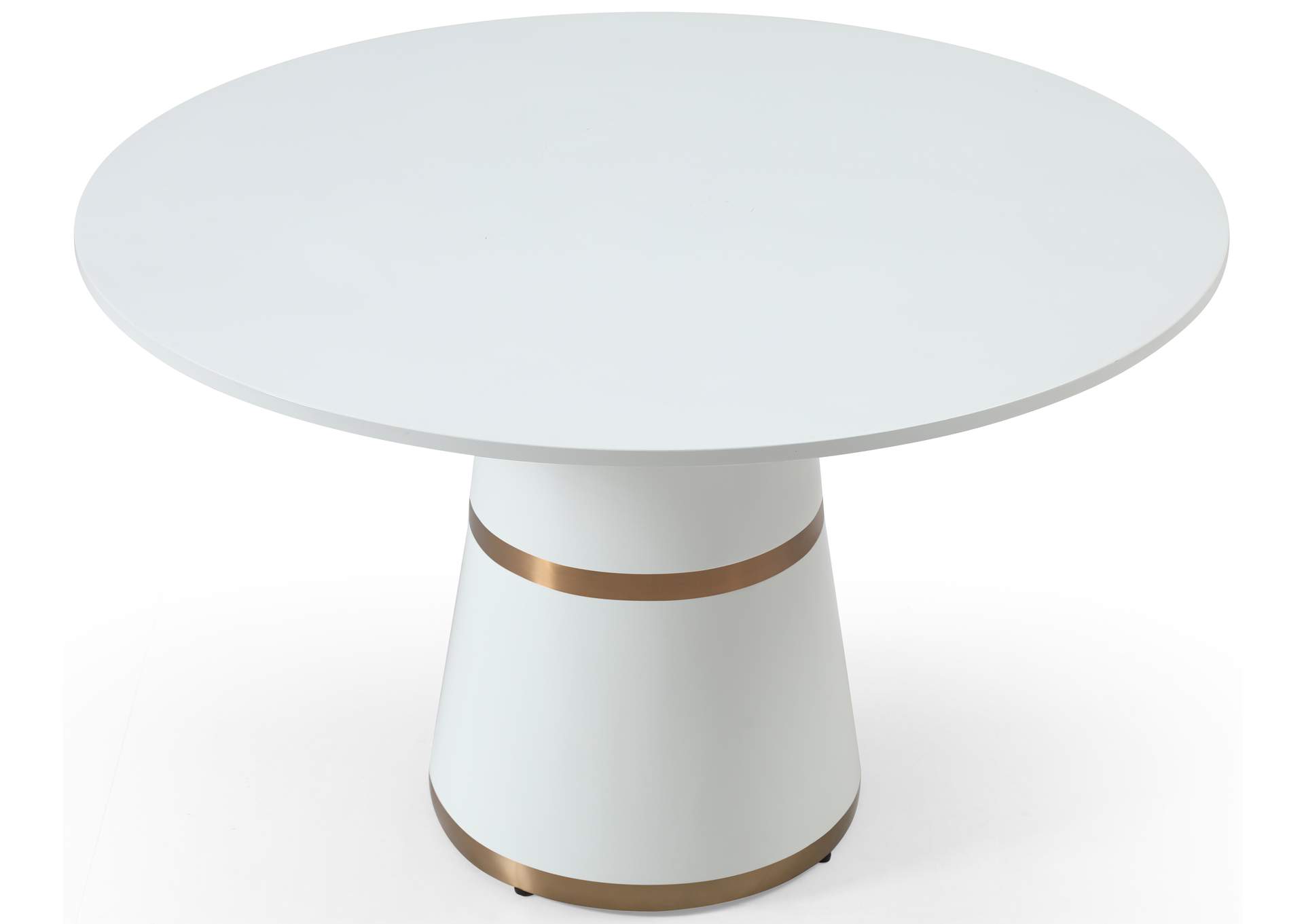 Hans White Dining Table,Meridian Furniture