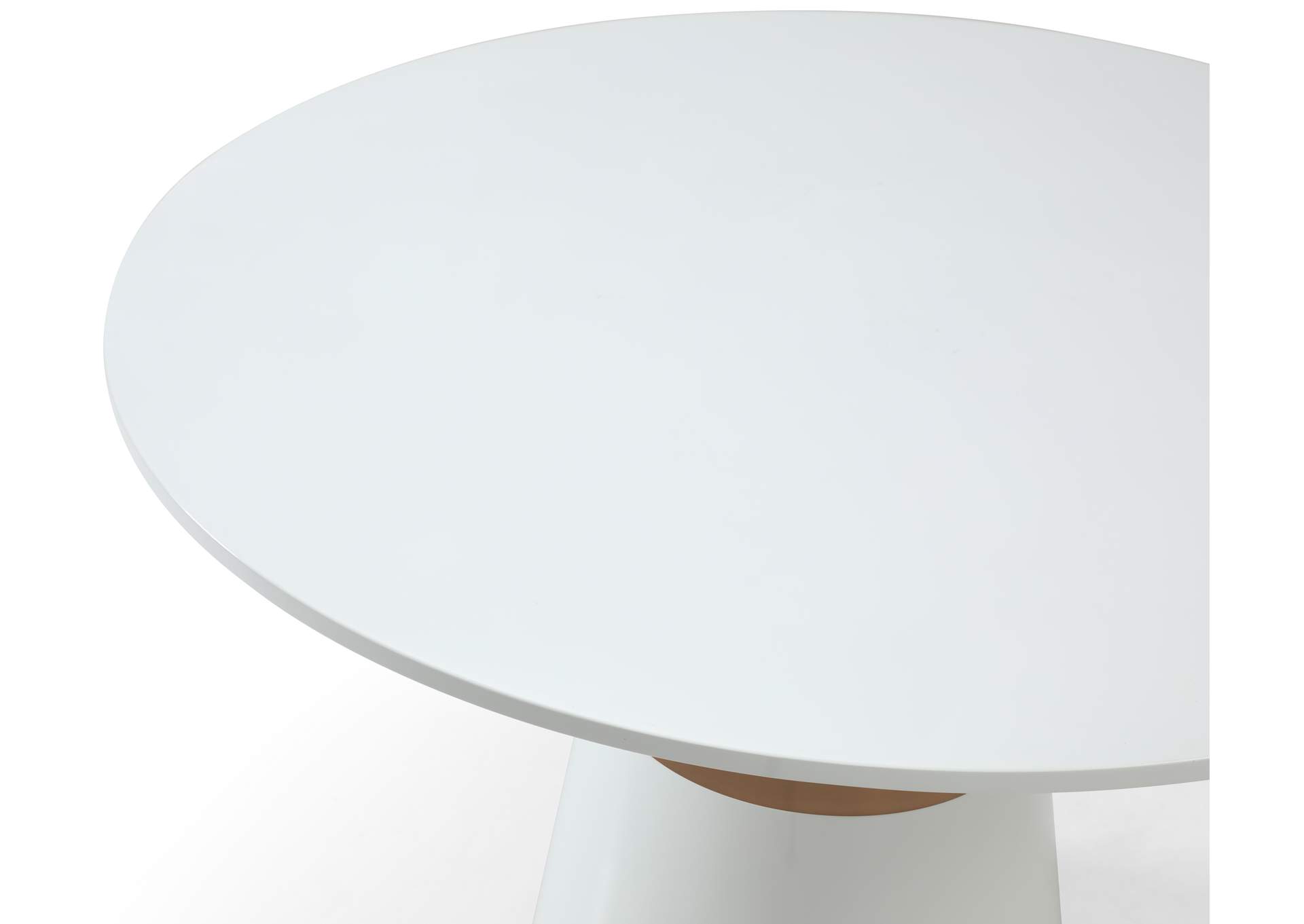 Hans White Dining Table,Meridian Furniture