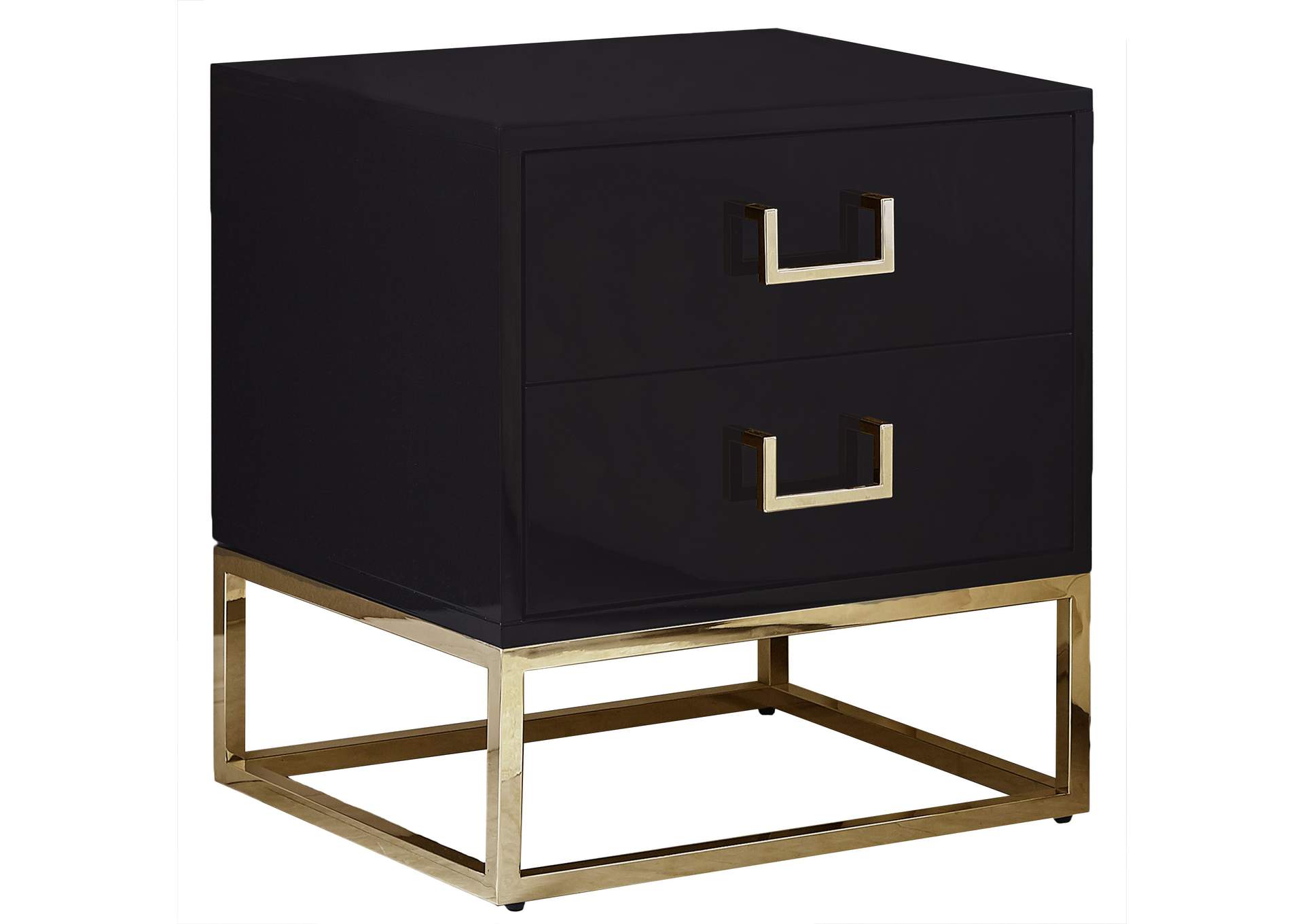 Nova Black Side Table,Meridian Furniture