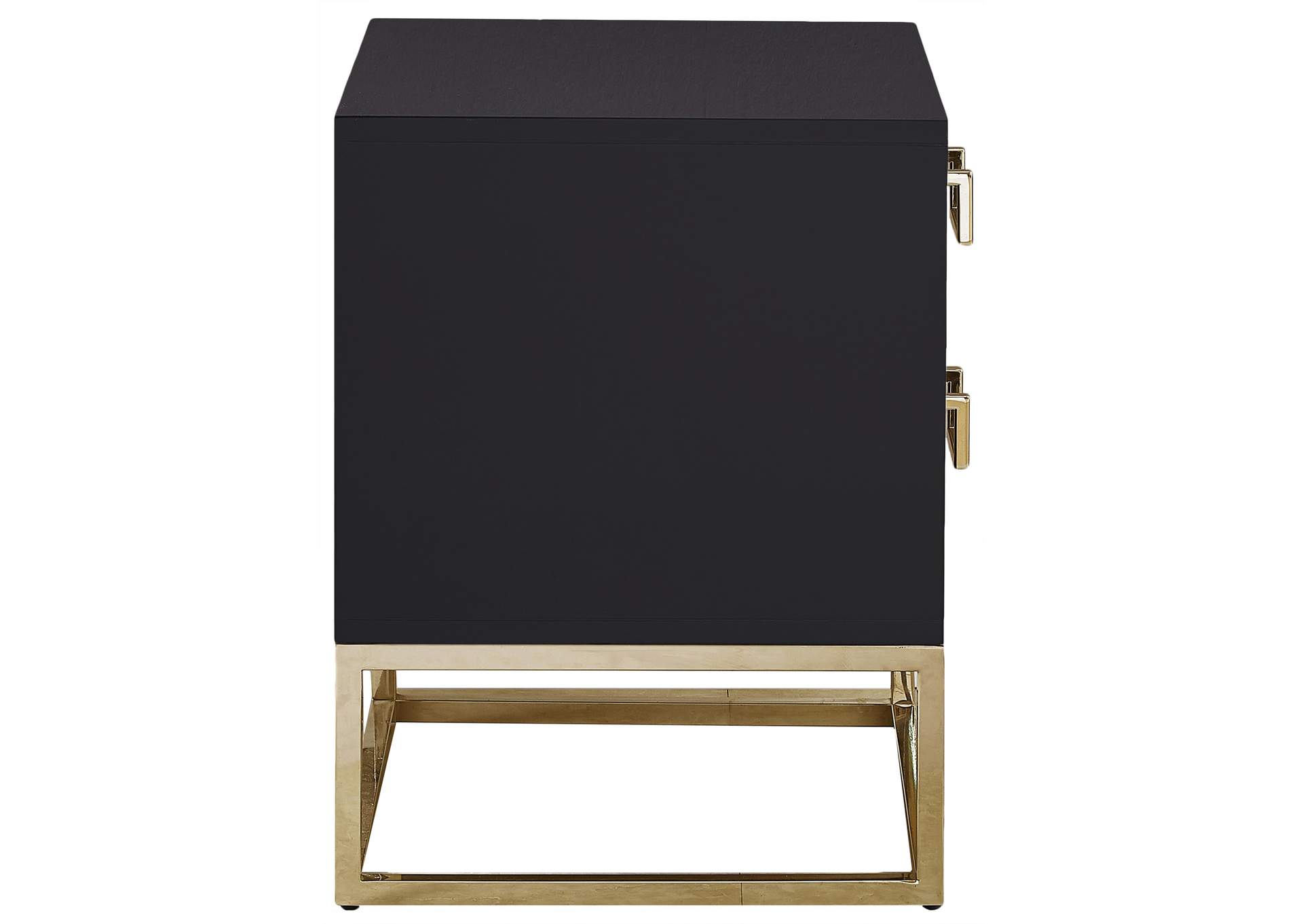 Nova Black Side Table,Meridian Furniture