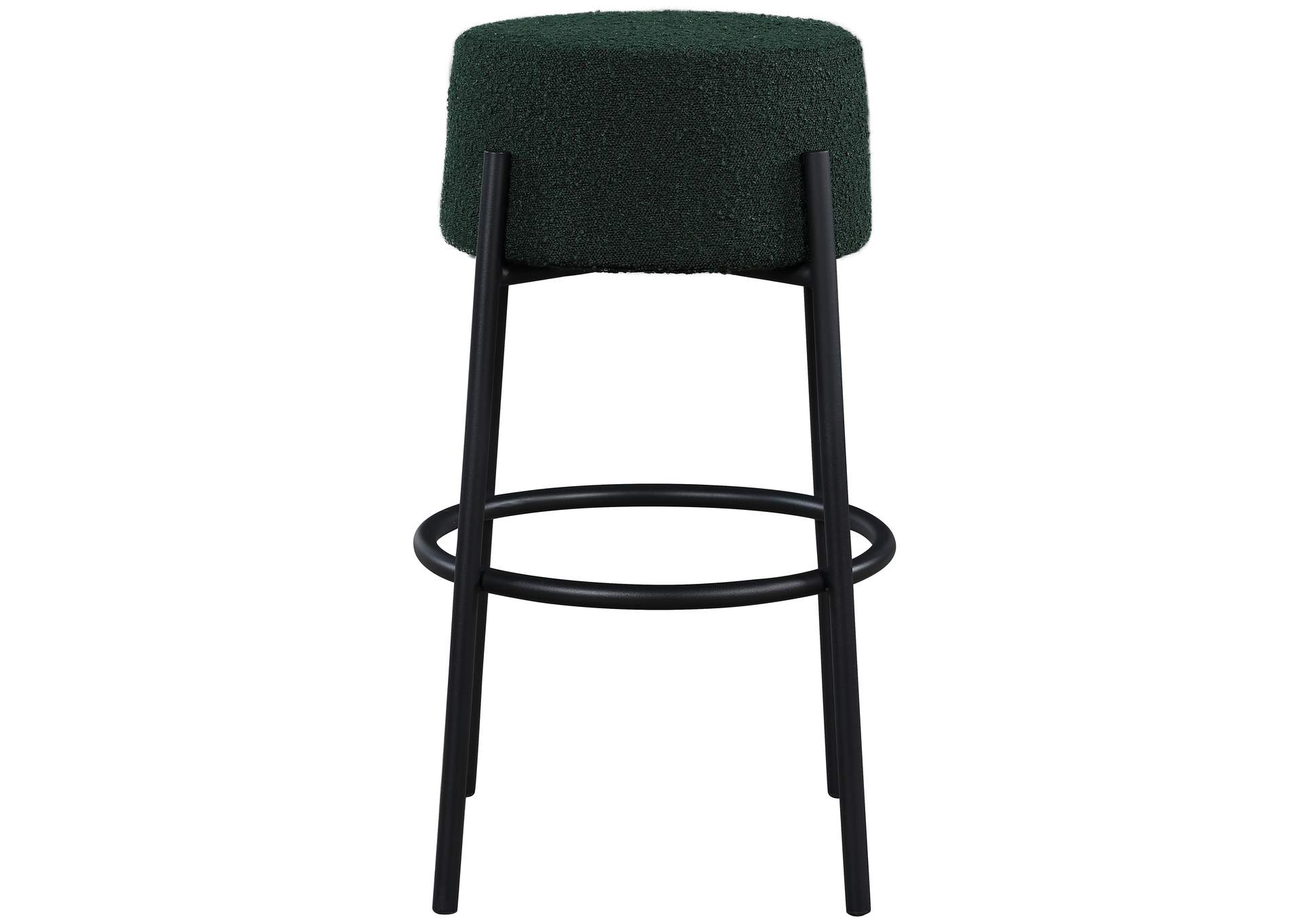 Avalon Green Boucle Fabric Bar Stool,Meridian Furniture