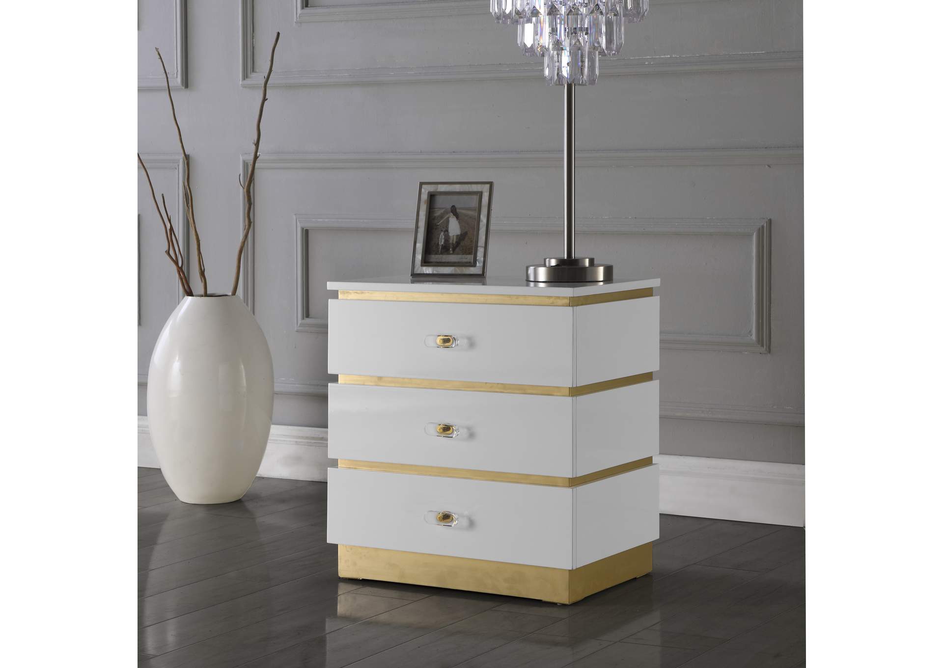 Esme Side Table,Meridian Furniture