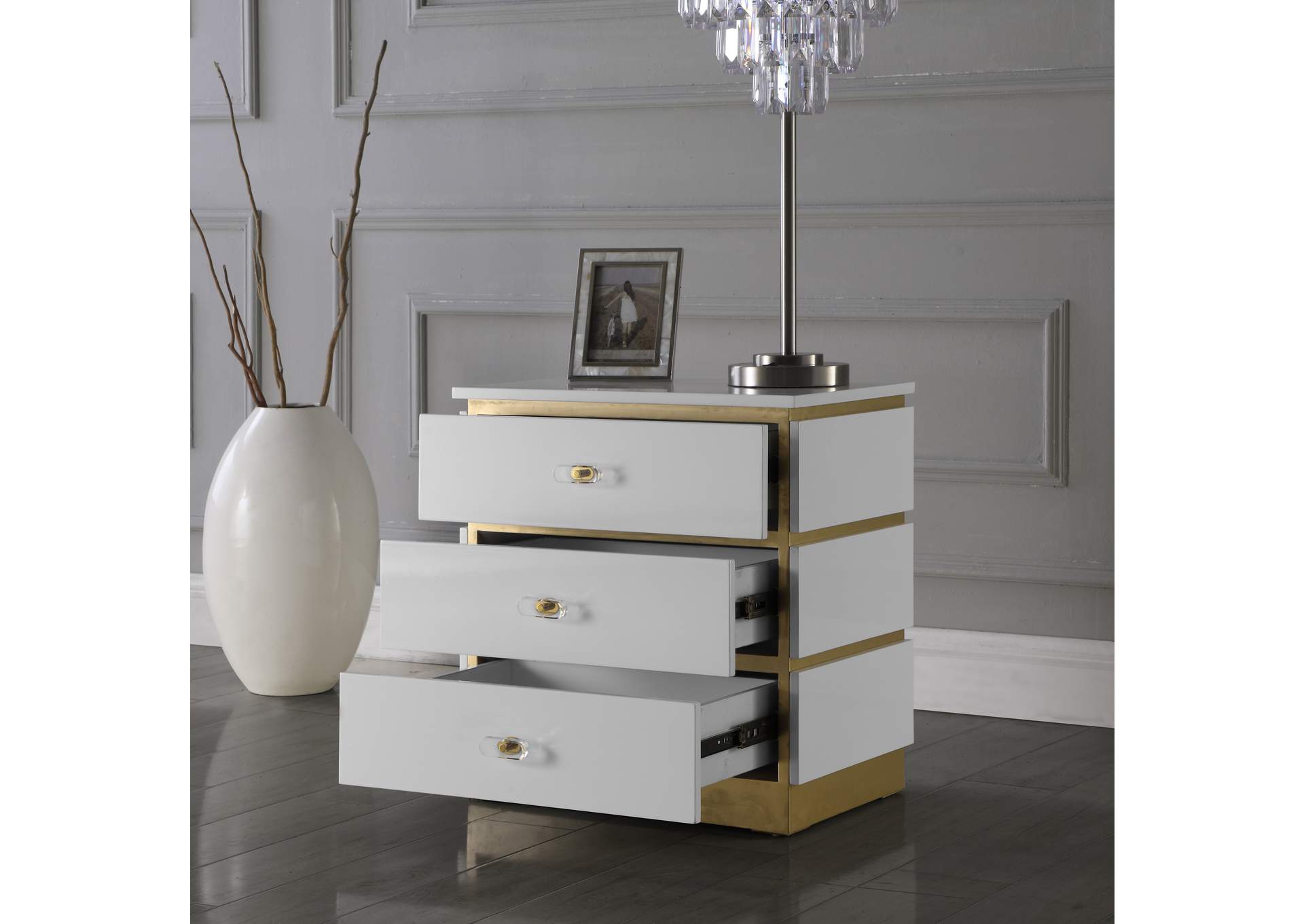 Esme Side Table,Meridian Furniture