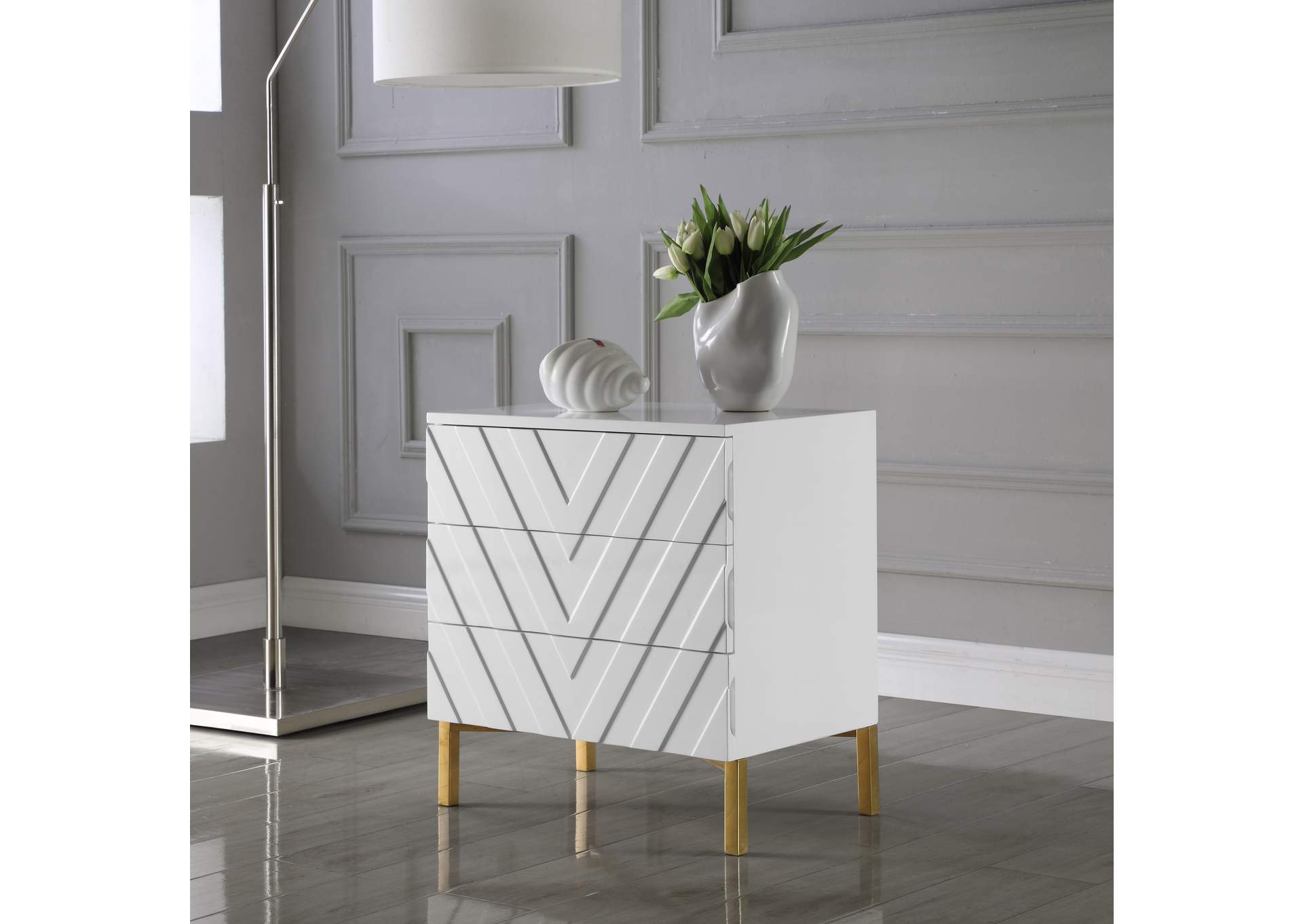 Collette Side Table,Meridian Furniture