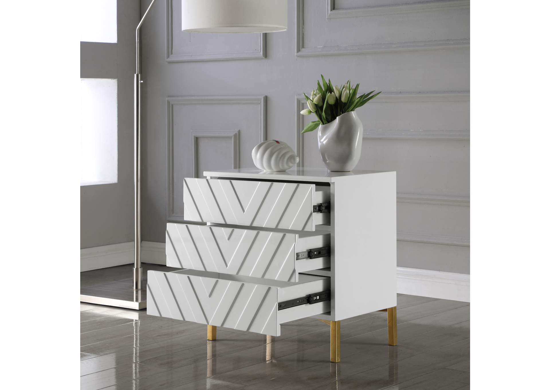 Collette Side Table,Meridian Furniture