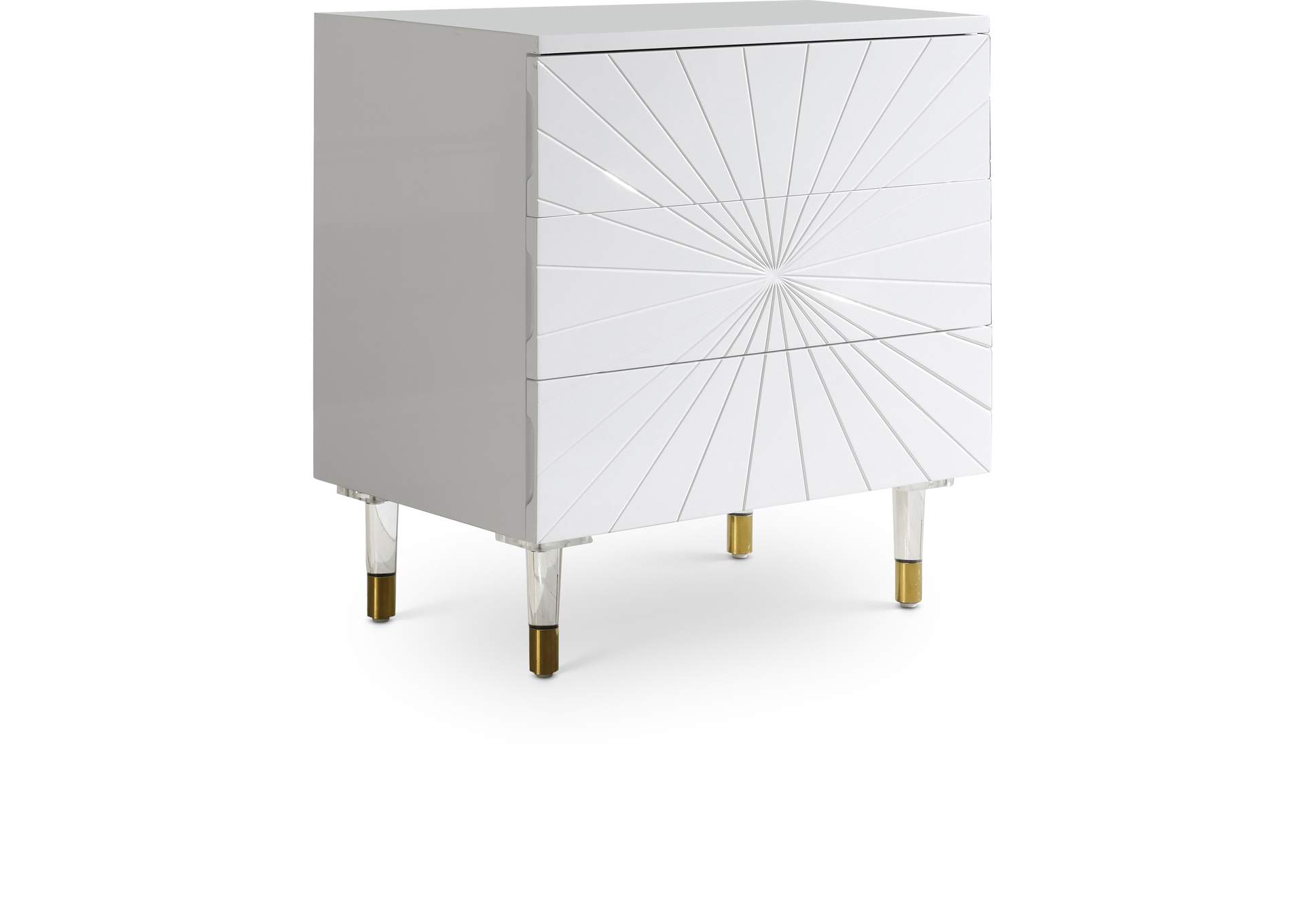 Starburst Side Table,Meridian Furniture