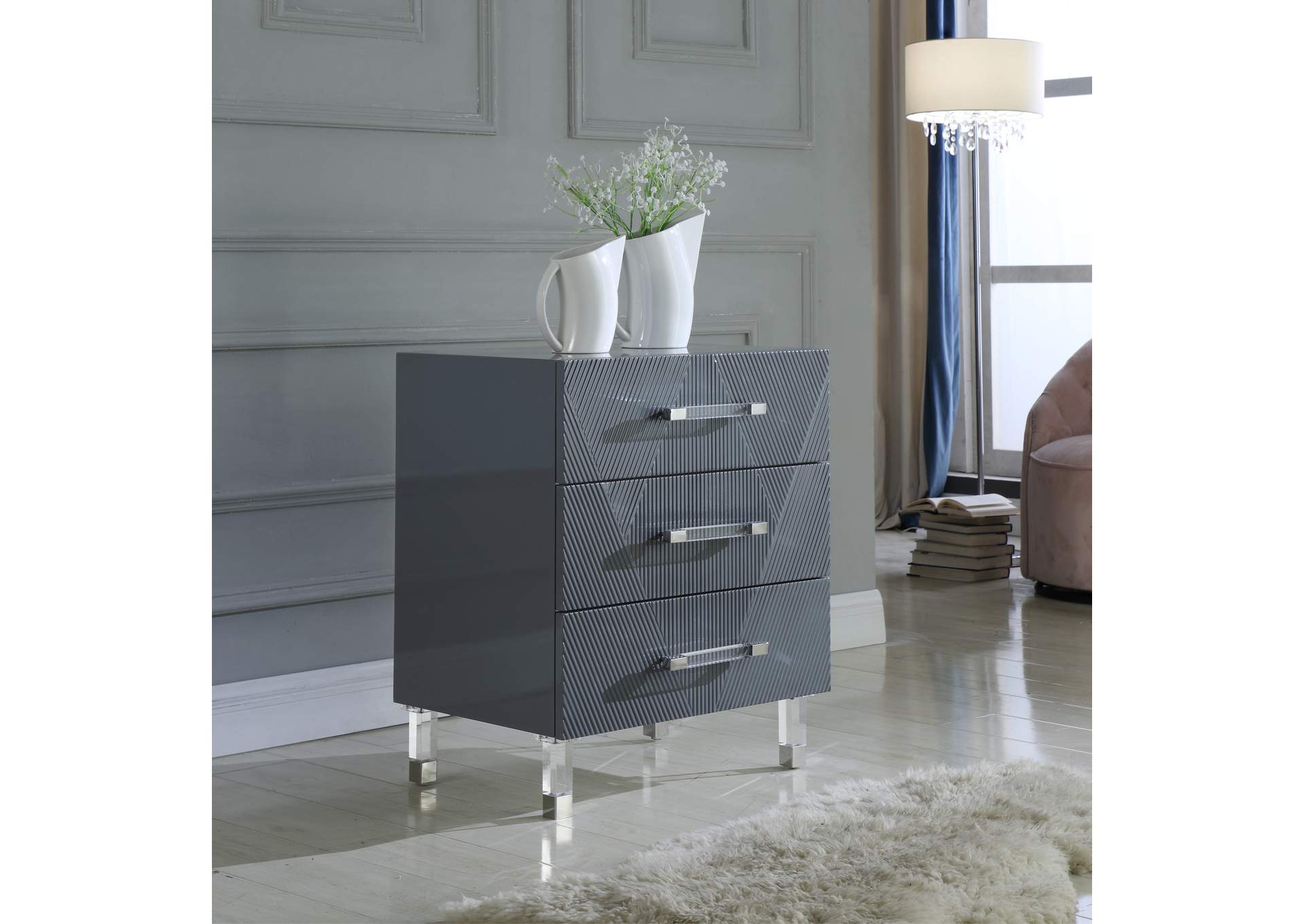 Anastasia Side Table,Meridian Furniture