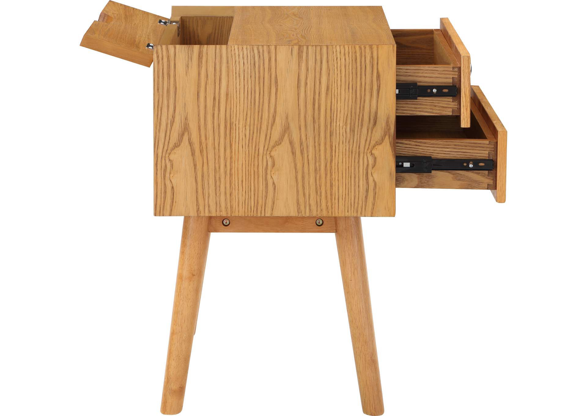 Teddy Natural Night Stand,Meridian Furniture