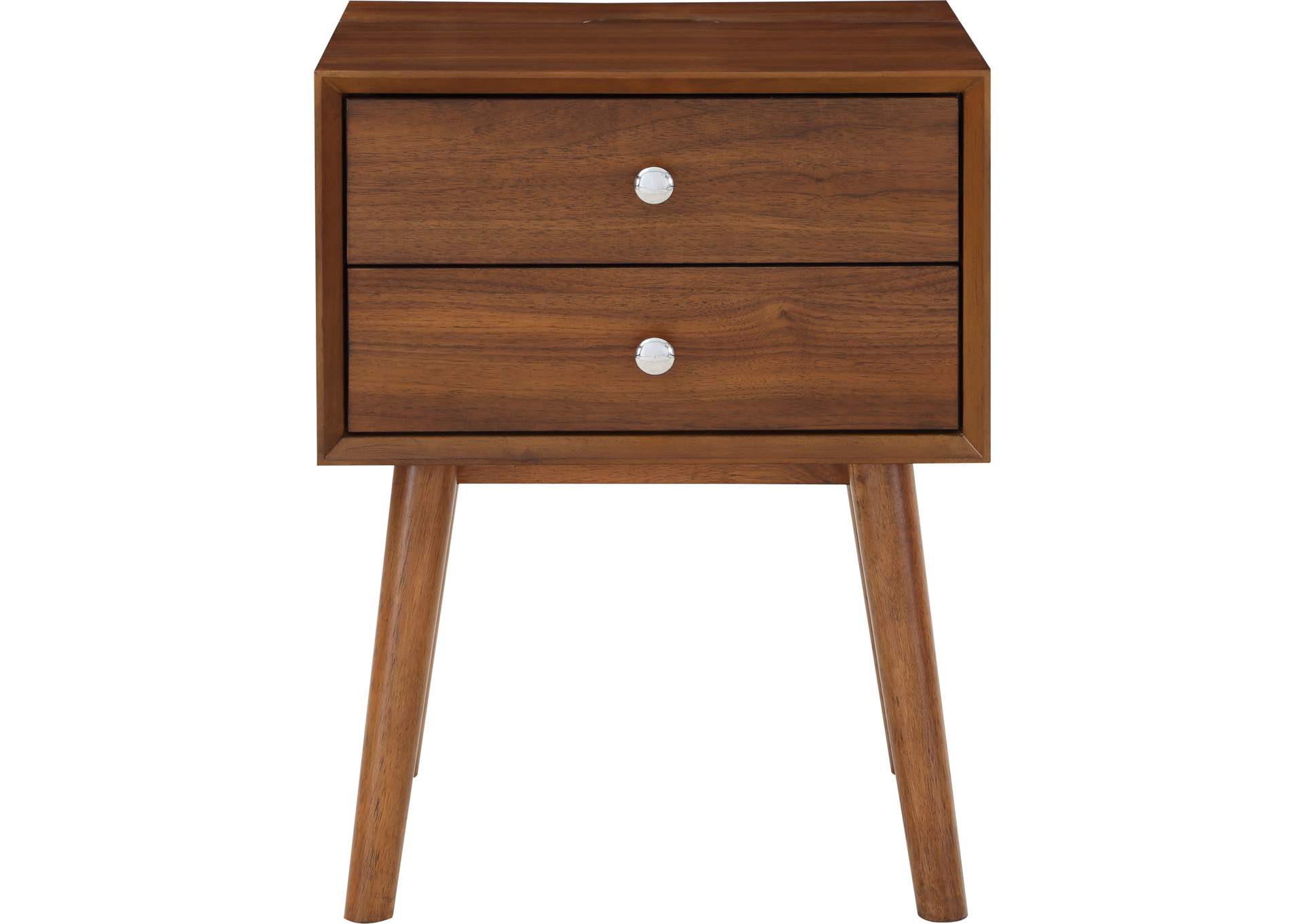 Teddy Walnut Night Stand,Meridian Furniture