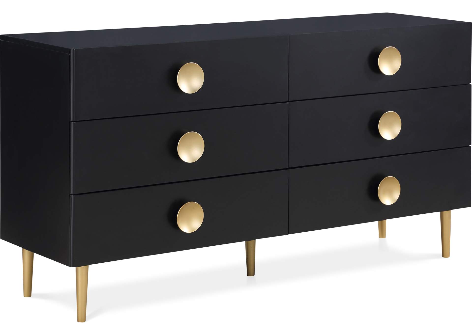 Zayne Black Dresser,Meridian Furniture