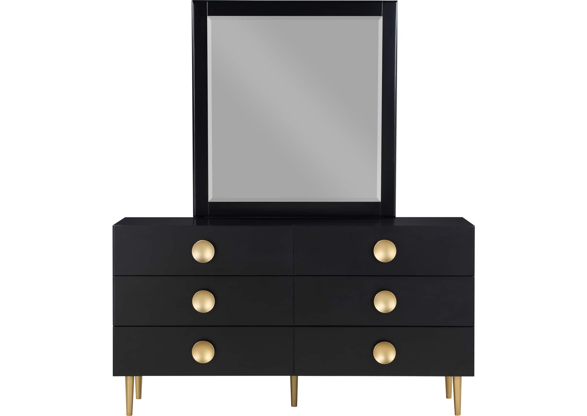 Zayne Black Dresser,Meridian Furniture