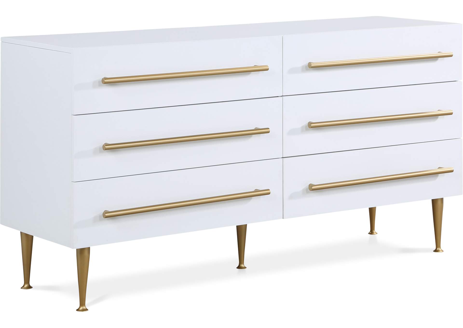 Marisol White Dresser,Meridian Furniture