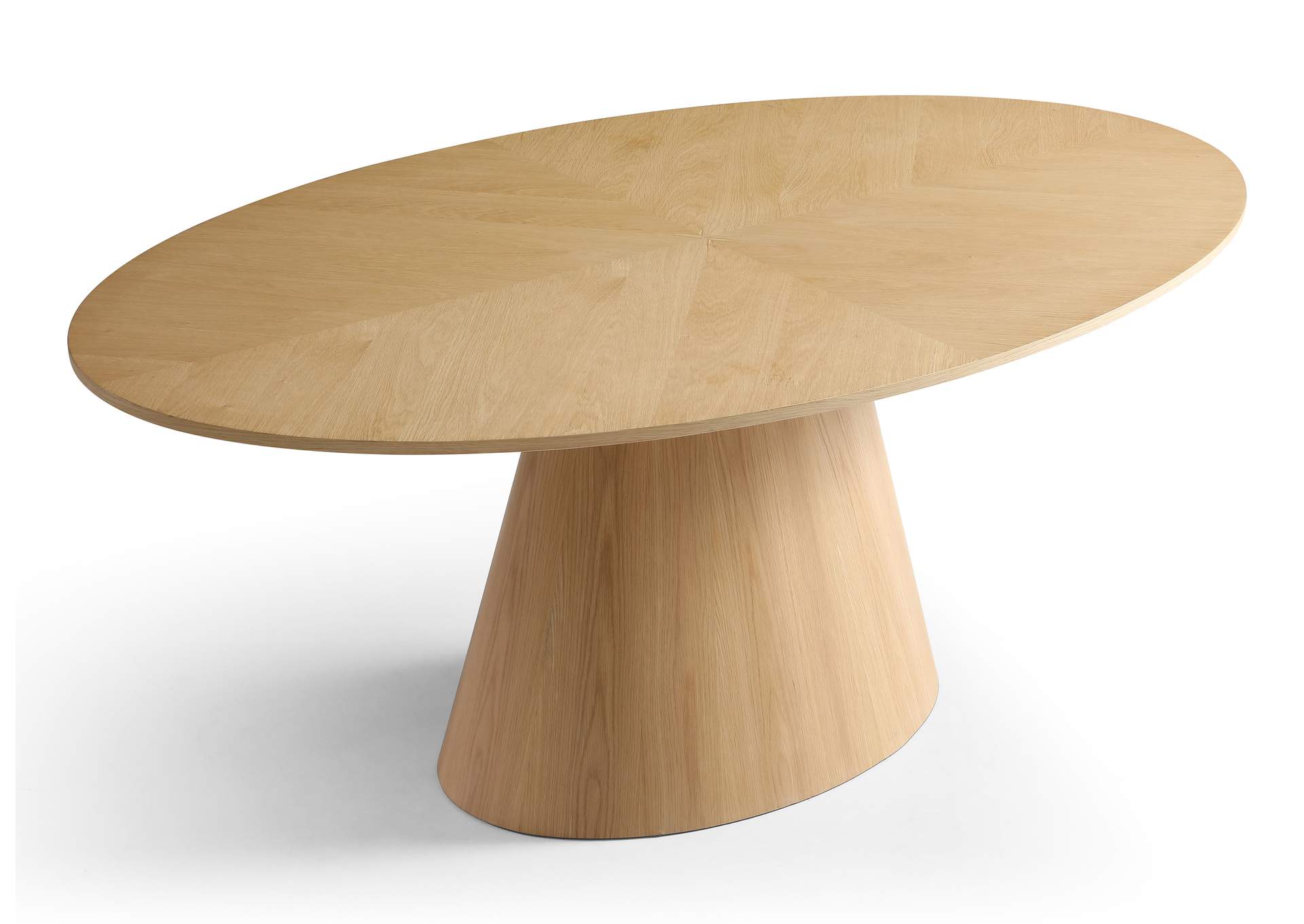 Gavin Natural Oak Dining Table,Meridian Furniture