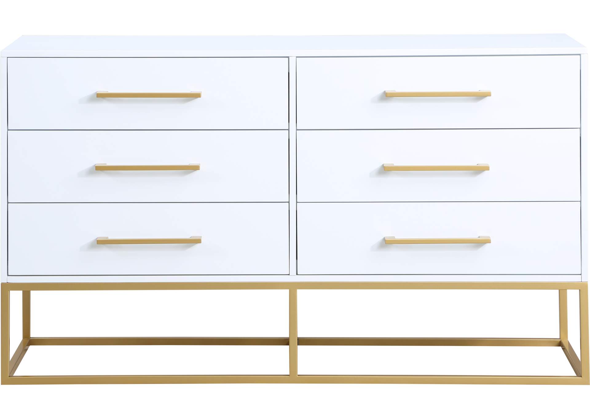 Maxine White Dresser,Meridian Furniture