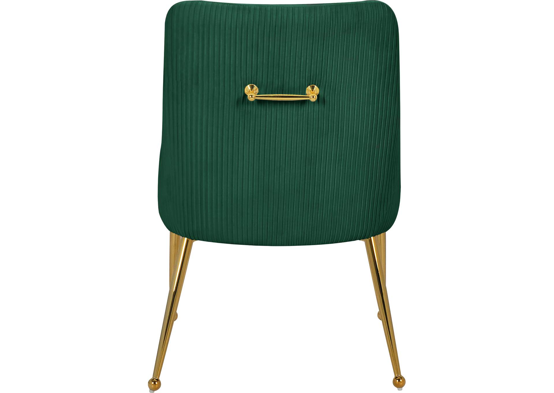 Ace Green Velvet Dining Chair Set of 2,Meridian Furniture