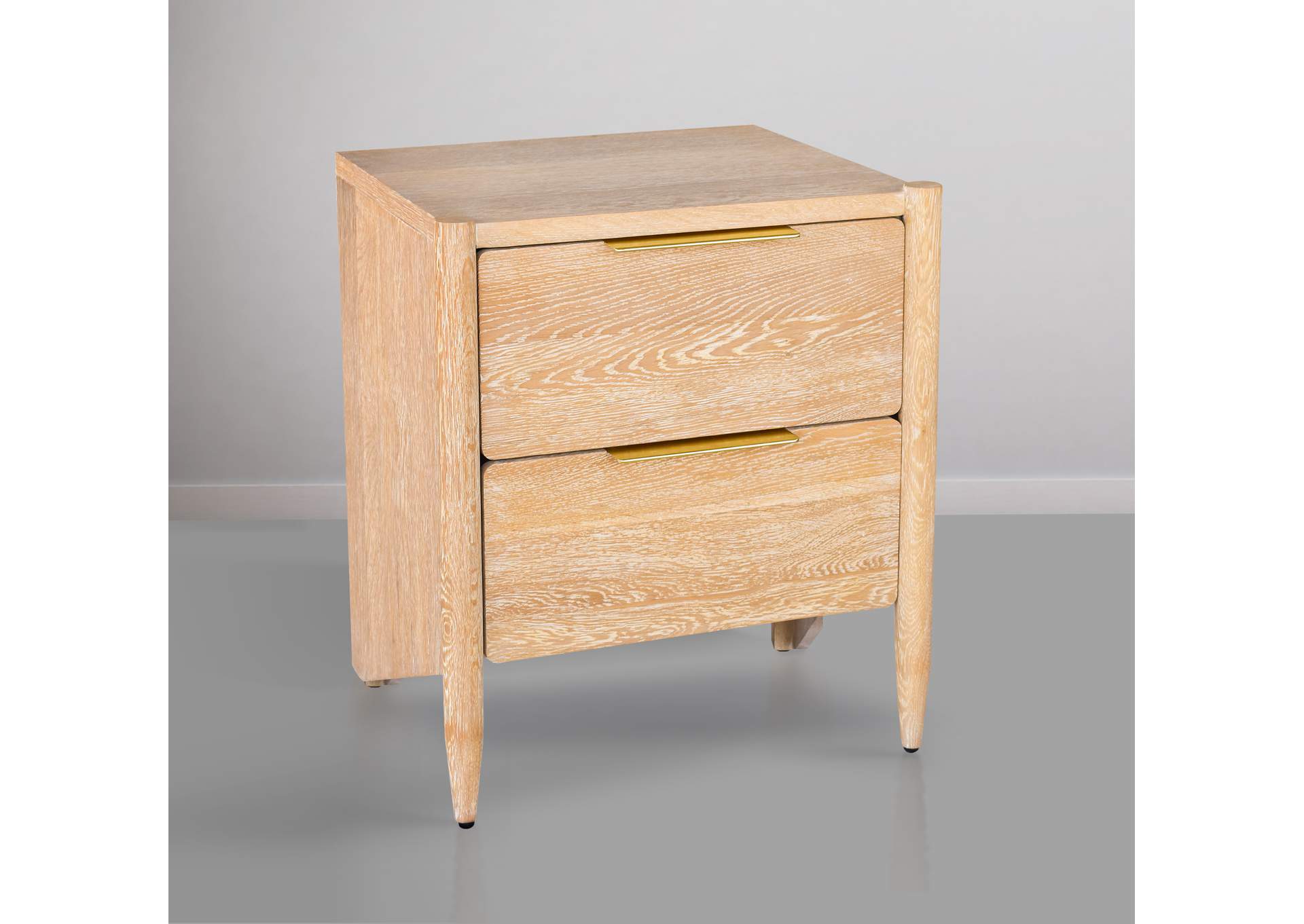 Oakwood White Oak Night Stand,Meridian Furniture