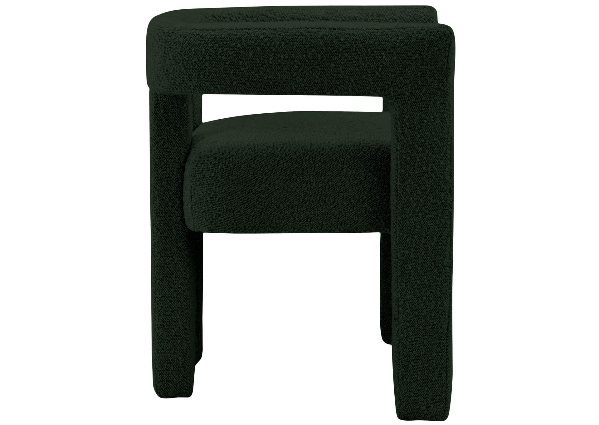 Athena Green Boucle Fabric Accent - Dining Chair,Meridian Furniture