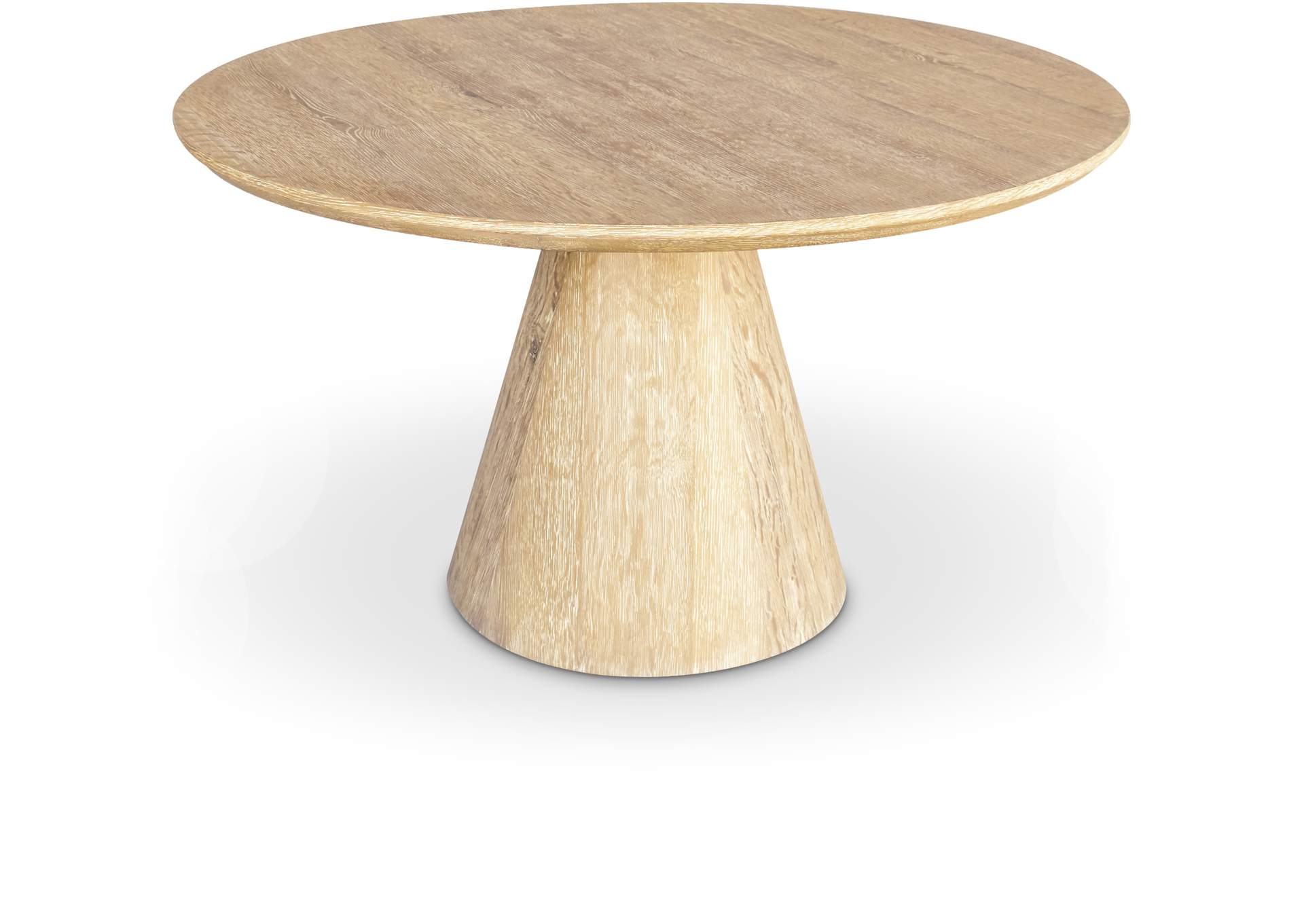 Linette White Oak Dining Table,Meridian Furniture