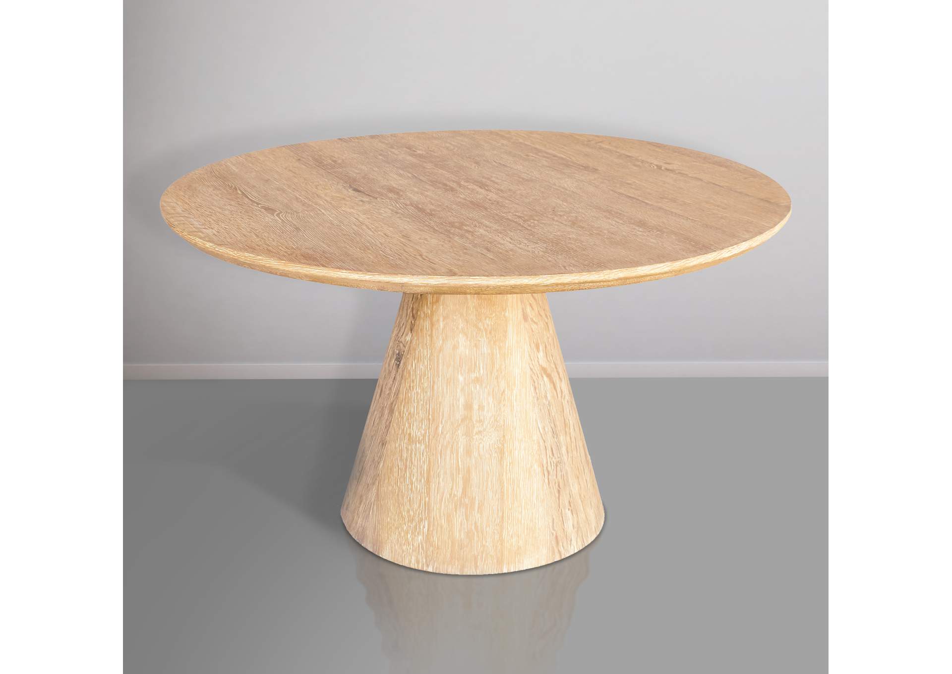 Linette White Oak Dining Table,Meridian Furniture