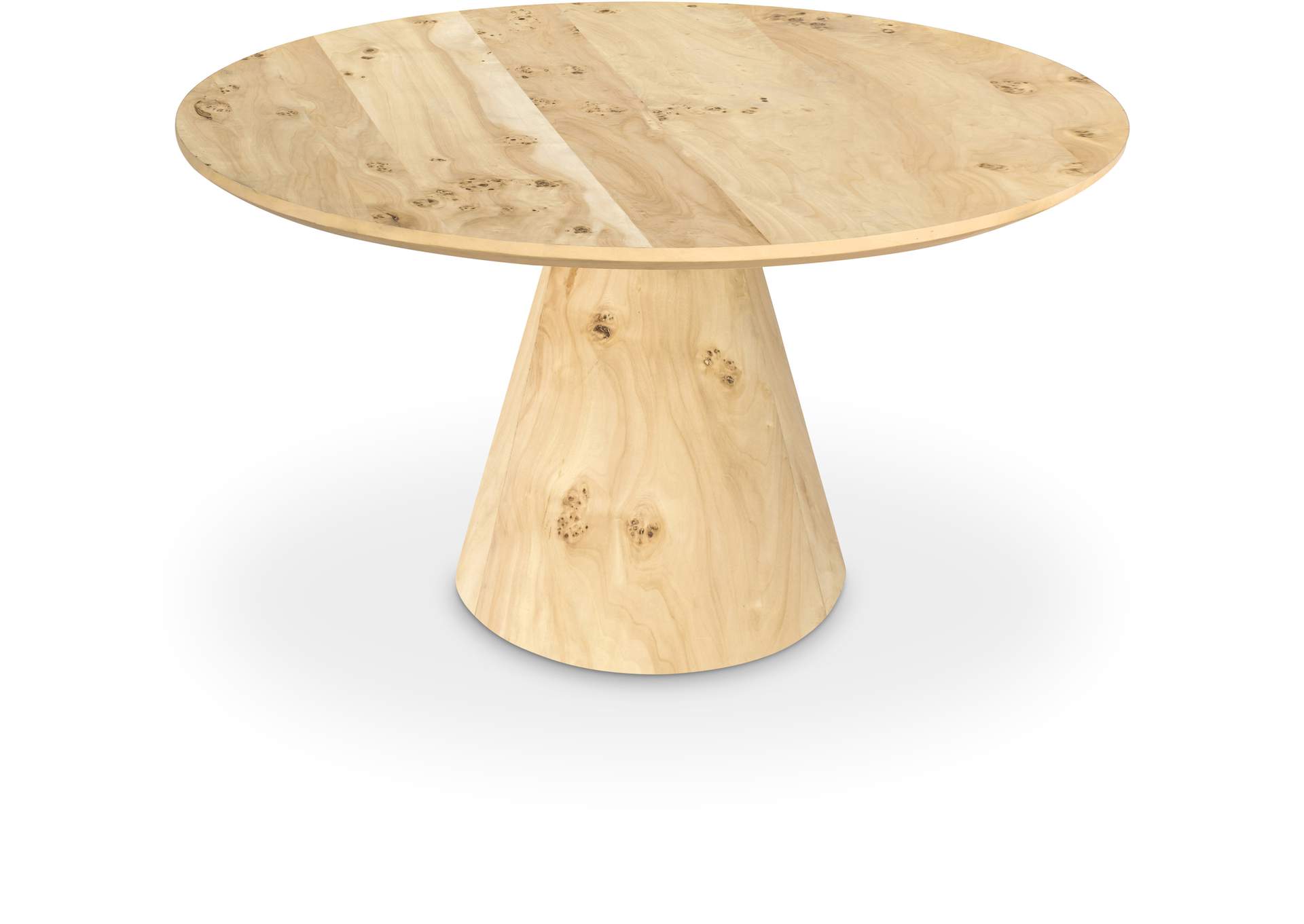 Linette Burl Wood Dining Table,Meridian Furniture