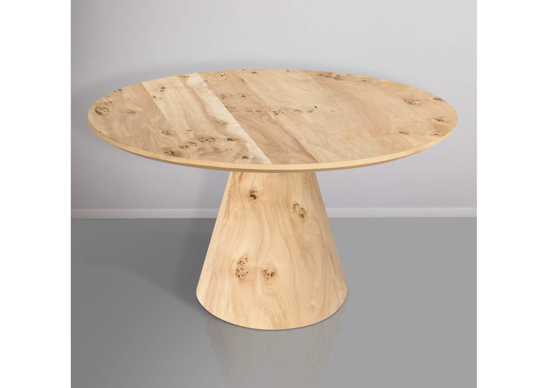 Linette Burl Wood Dining Table,Meridian Furniture