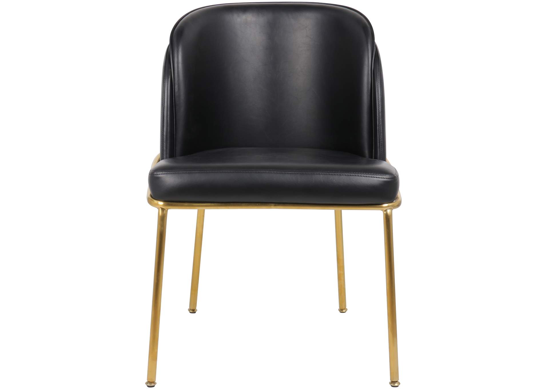 Jagger Black Faux Leather Dining Chair,Meridian Furniture