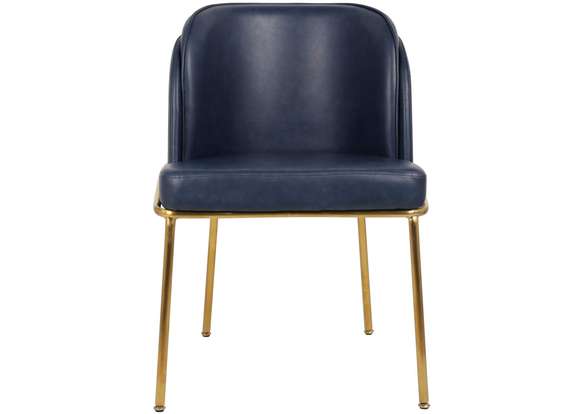 Jagger Navy Faux Leather Dining Chair,Meridian Furniture