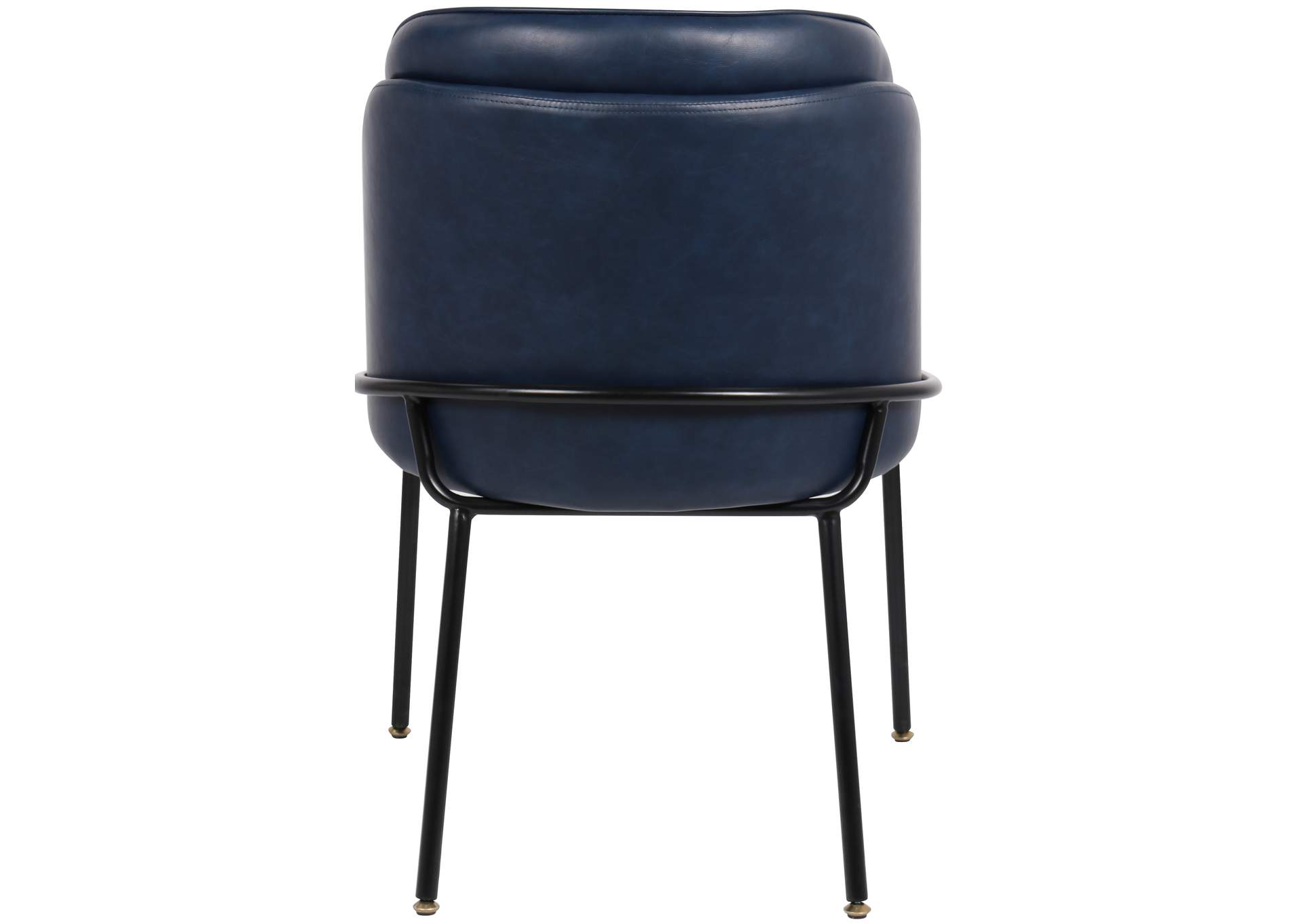 Jagger Navy Faux Leather Dining Chair Set of 2,Meridian Furniture