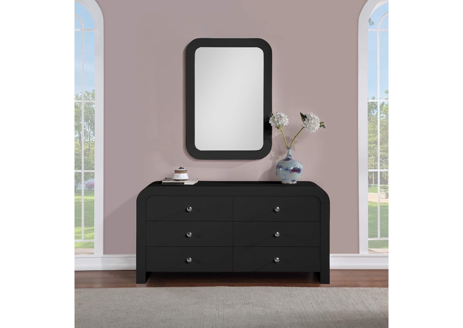 Artisto Black Dresser,Meridian Furniture