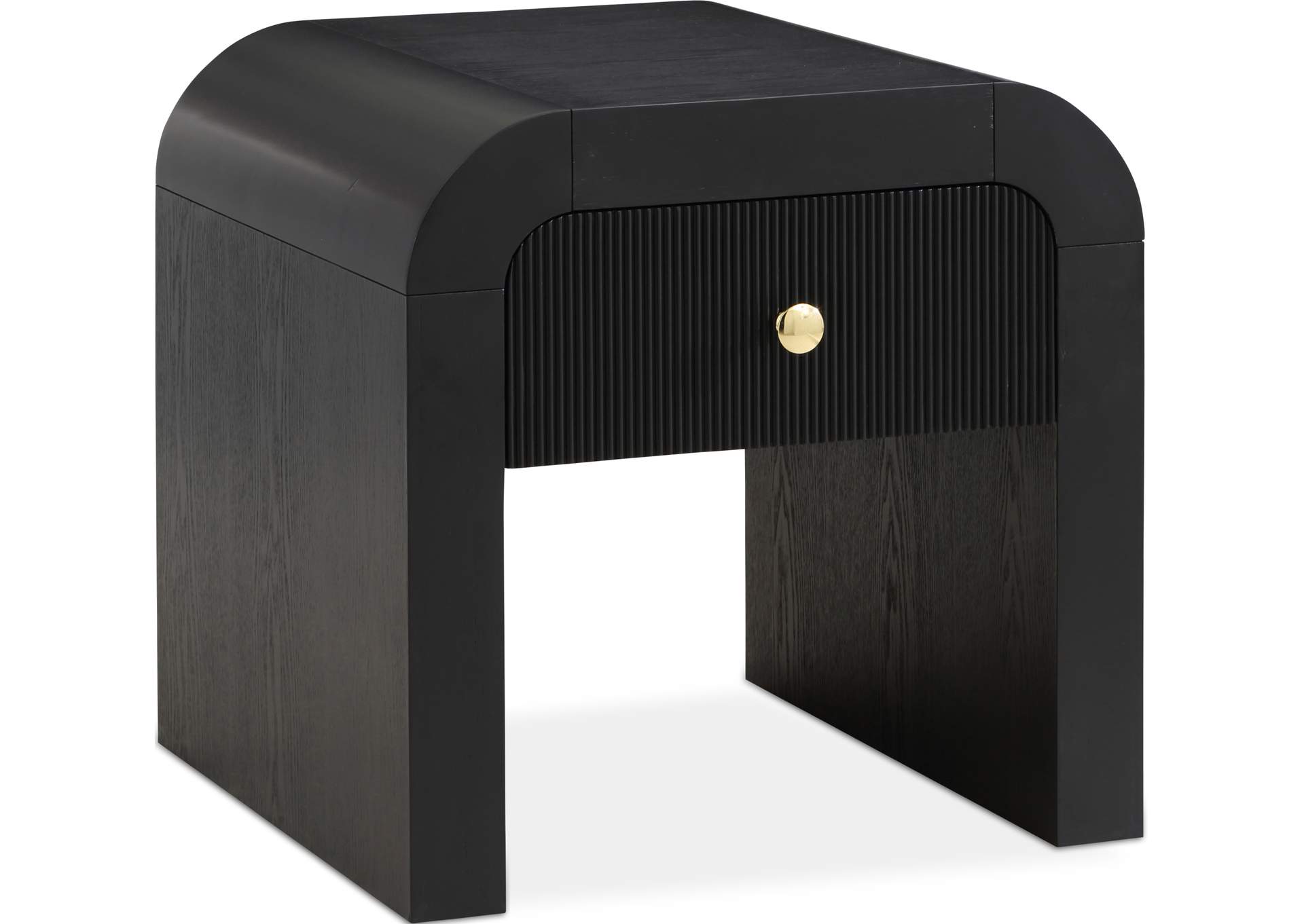 Artisto Black End Table,Meridian Furniture