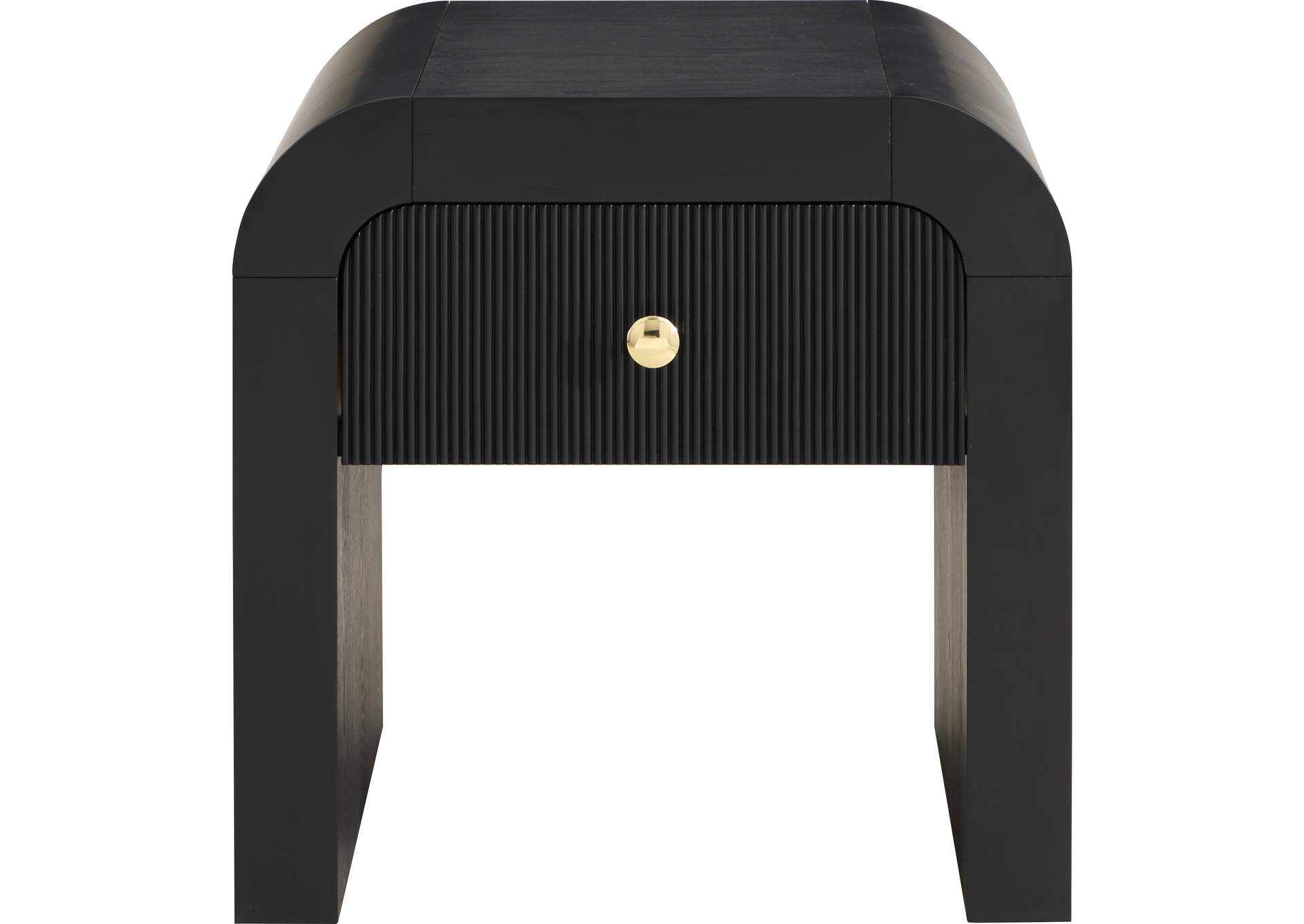 Artisto Black End Table,Meridian Furniture